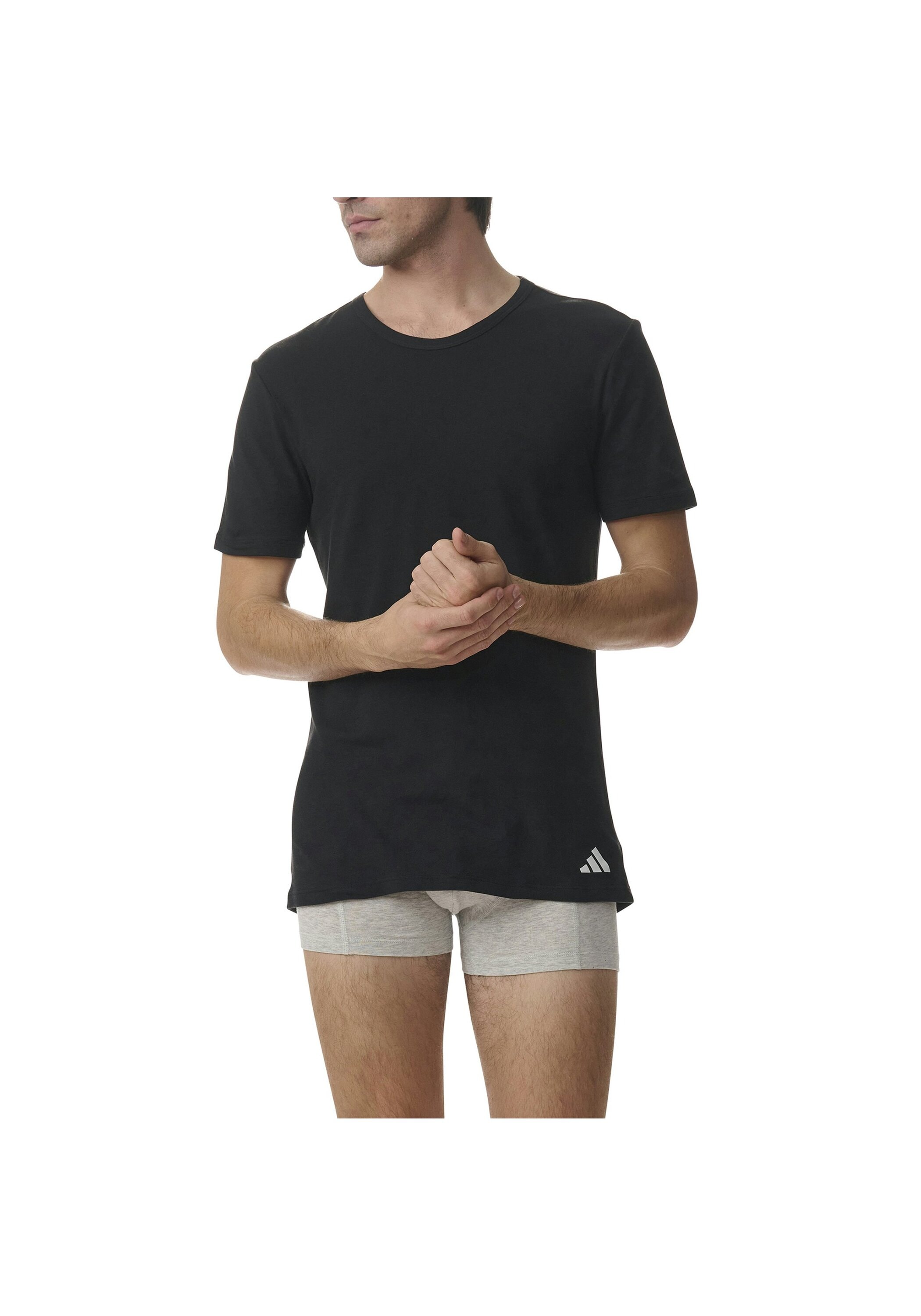 adidas Originals T-Shirt »T-Shirt Crew Neck Shirt Active Flex Cotton 2er Pack«