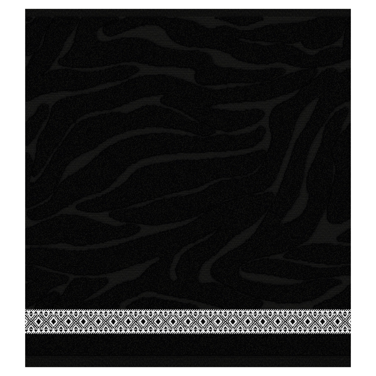 DDDDD Geschirrtuch »DDDDD Küchentuch Africa 50 x 55 Schwarz (6er-Pack)« schnell trocknend, 100% Baumwolle