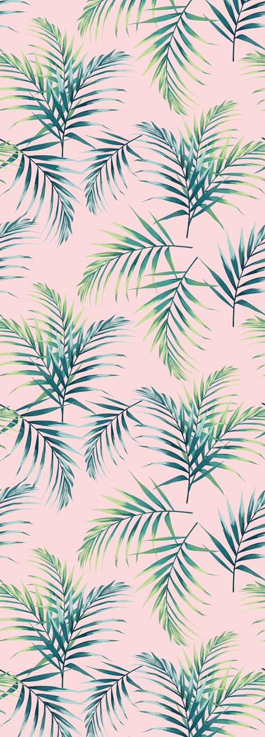 queence Vinyltapete »Emmi«, bedruckt-Motiv-botanisch-floral-gemustert-natürlich, 90x250cm, selbstklebend, kinderleichte Anbringung, Sticker