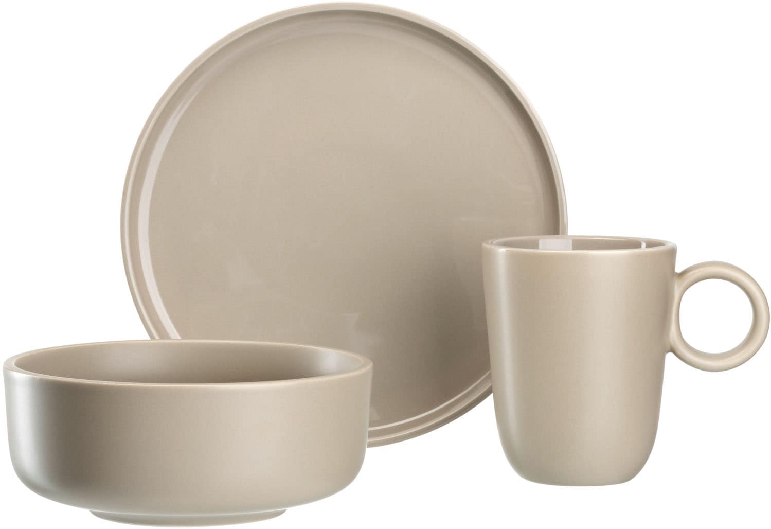 LEONARDO Geschirr-Set »ROMA, Geschirrset, 6-teilig« Frühstücks Set, Service, spülmaschinengeeignet