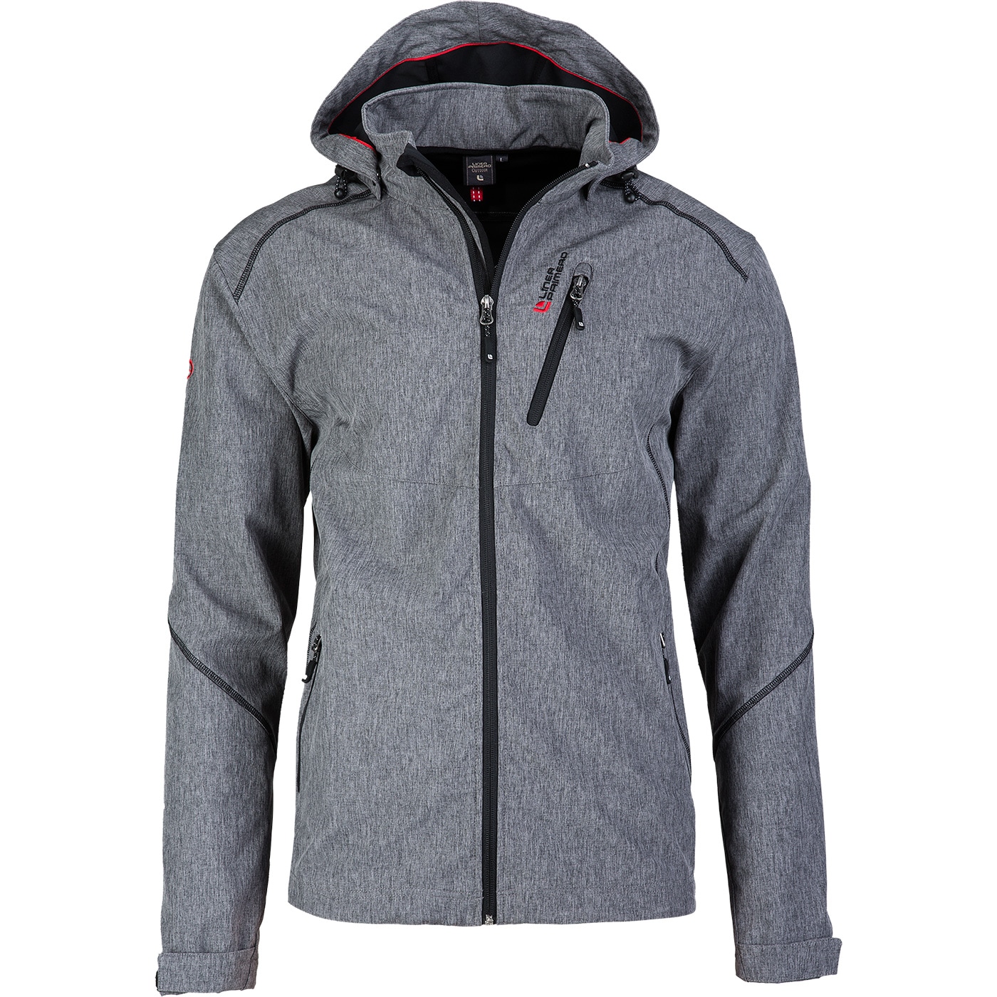 DEPROC Active Softshelljacke »GAROU PEAK MEN«, in edler Melange-Optik