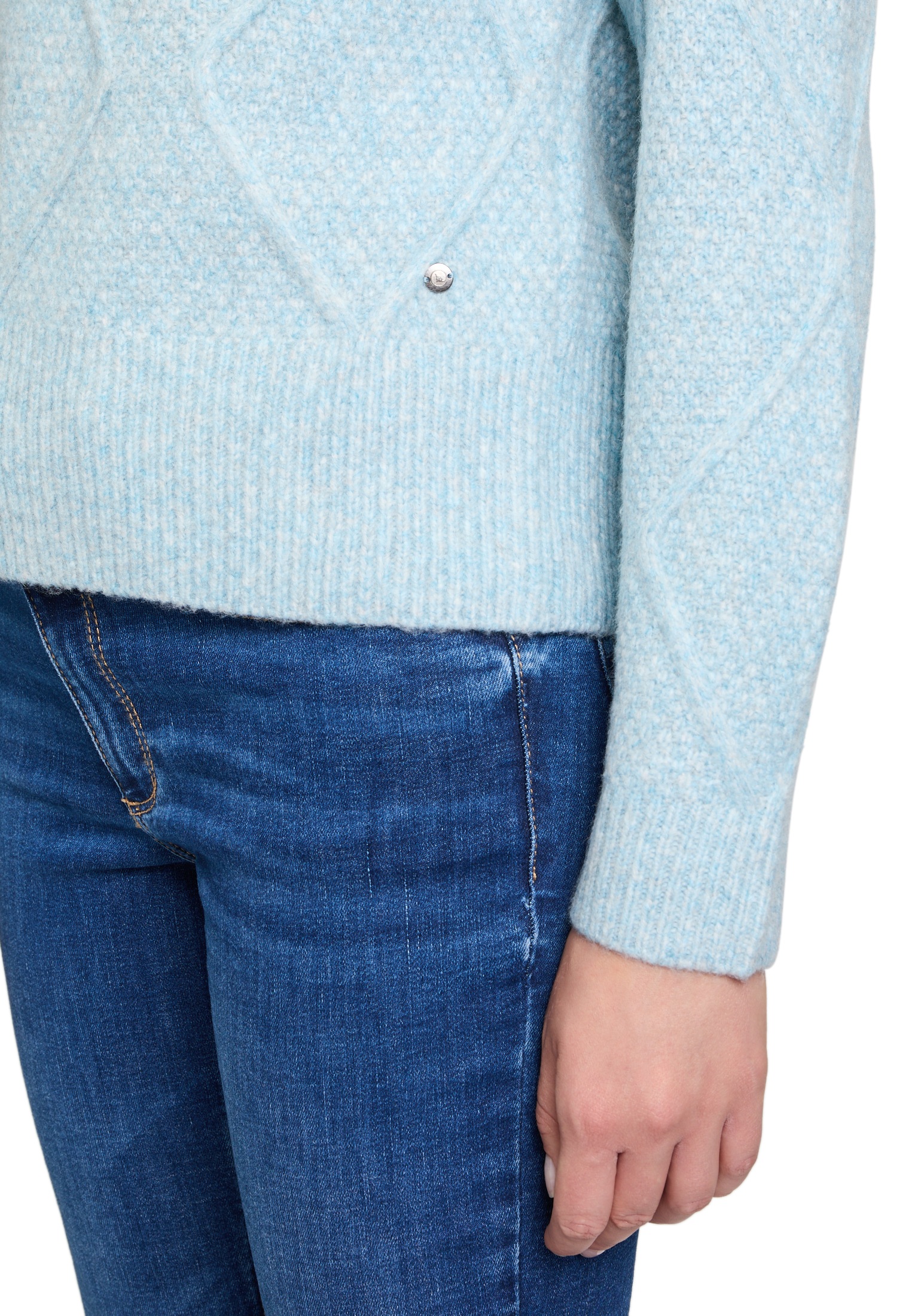 Betty&Co Strickpullover »Strickpullover mit überschnittenen Ärmeln«