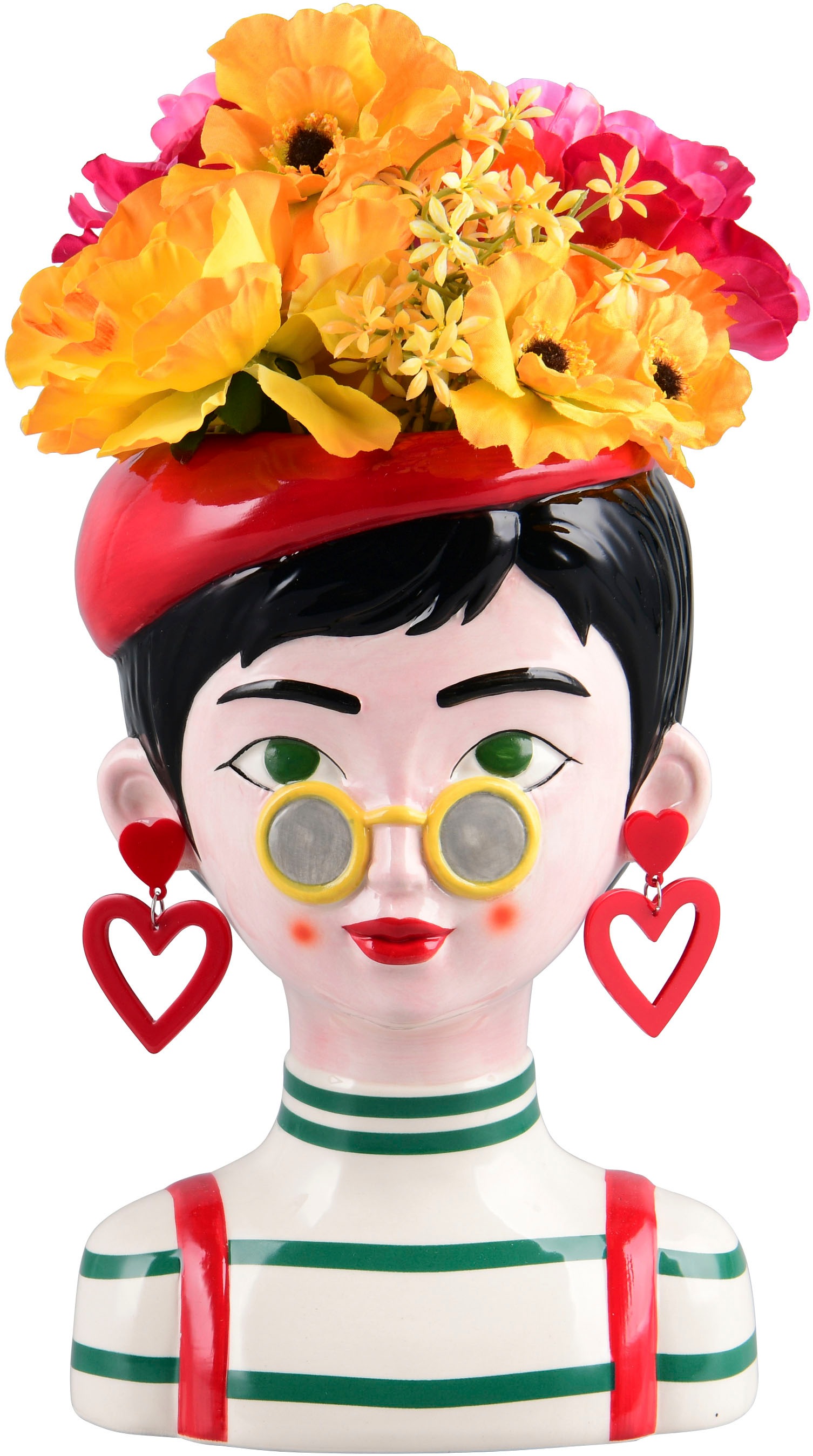 MIRRORS AND MORE Dekovase »MARGA« Bunte Dekovase in auffälliger Form