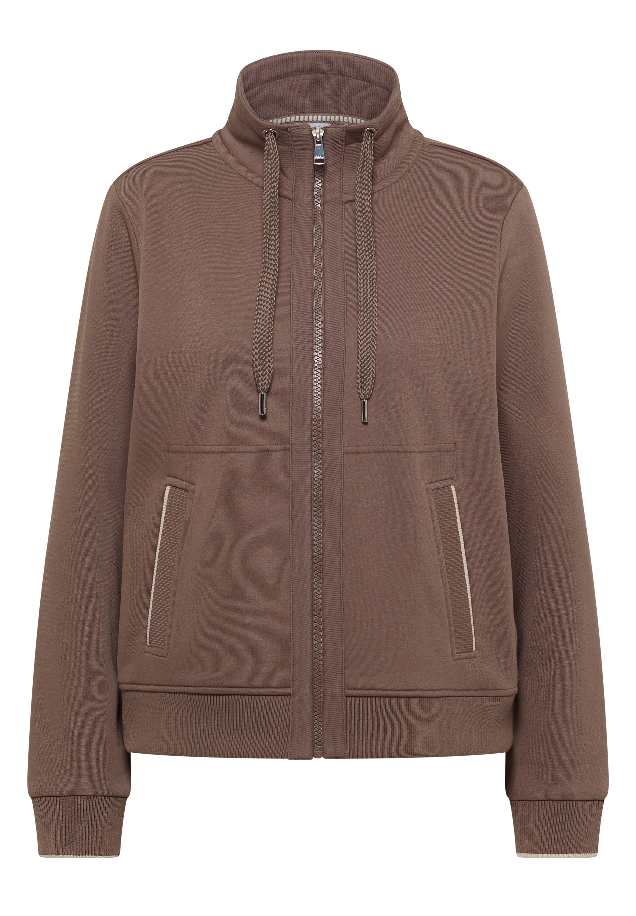 Cecil Sweatjacke mit Stehkragen und Reißverschluss