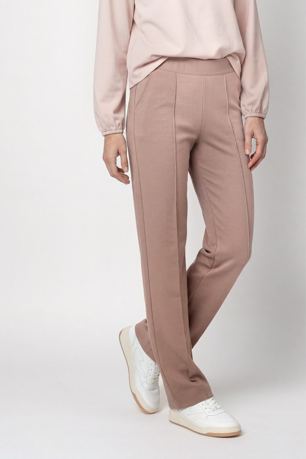 Monari Schlupfhose »Hose Bella Basic Regular«  Regular fit mit elastischem Bund