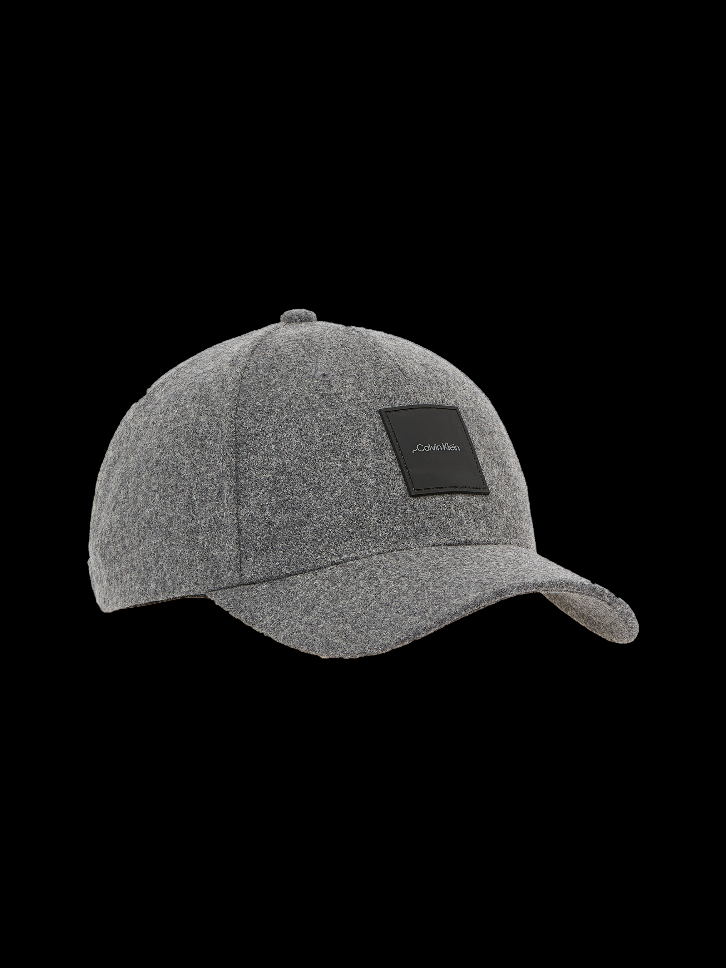 Calvin Klein Baseball Cap »WOOL BB CAP«, mit Logopatch aus Leder