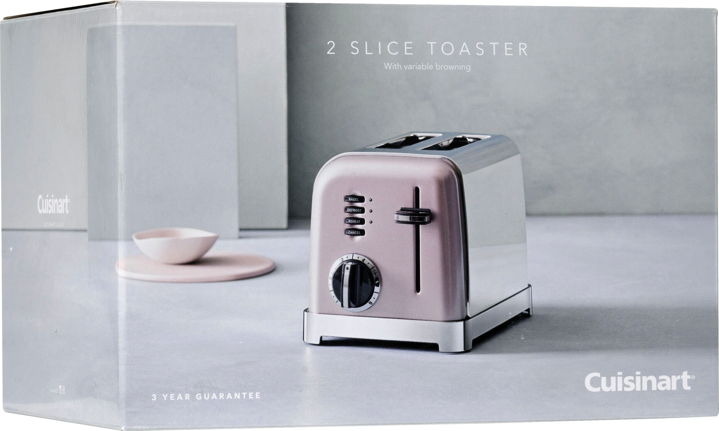 Cuisinart Toaster »CPT160PIE«, für 2 Scheiben, 900 W, extra breite Toastschlitze, Retro Design