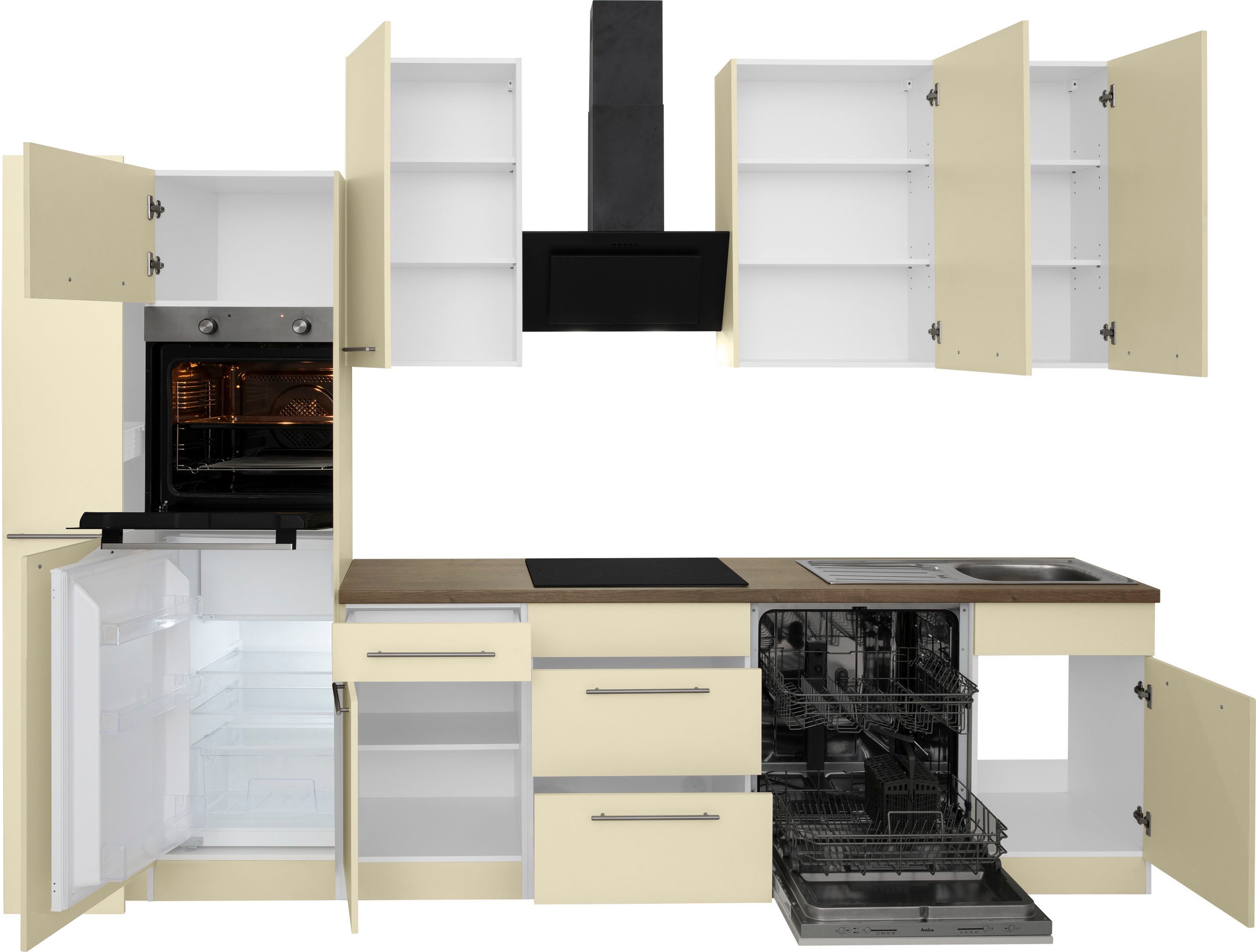 wiho Küchen Küchenzeile »Unna«, ohne E-Geräte, Breite 310 cm kaufen bei OTTO