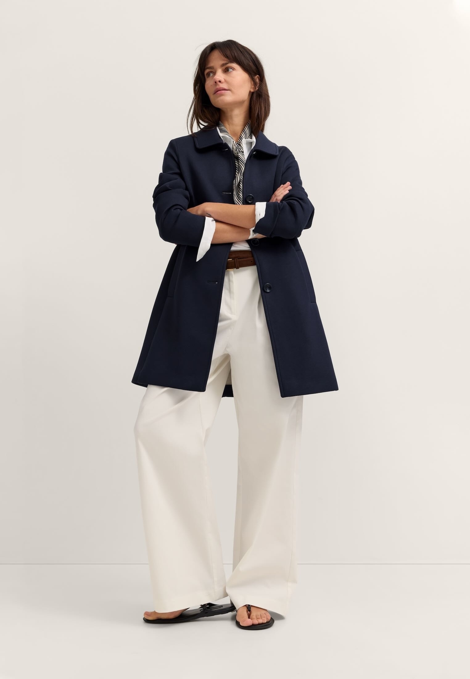 bugatti Kurzmantel »Regular Fit« aus Neopren mit Knopfleiste