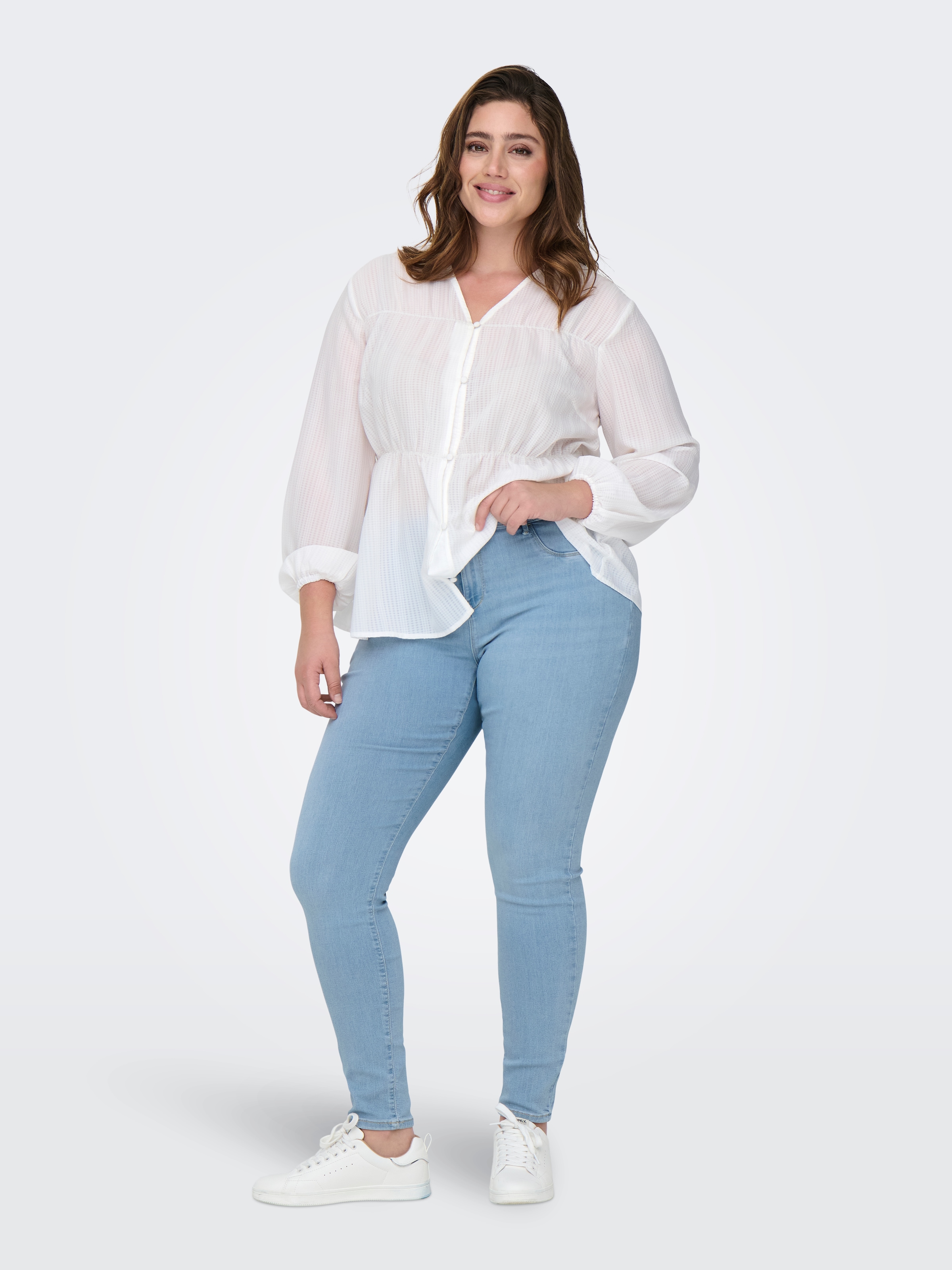 ONLY CARMAKOMA Skinny-fit-Jeans »CARTHUNDER REG PUSH UP SK DNM BJ098 NOOS«