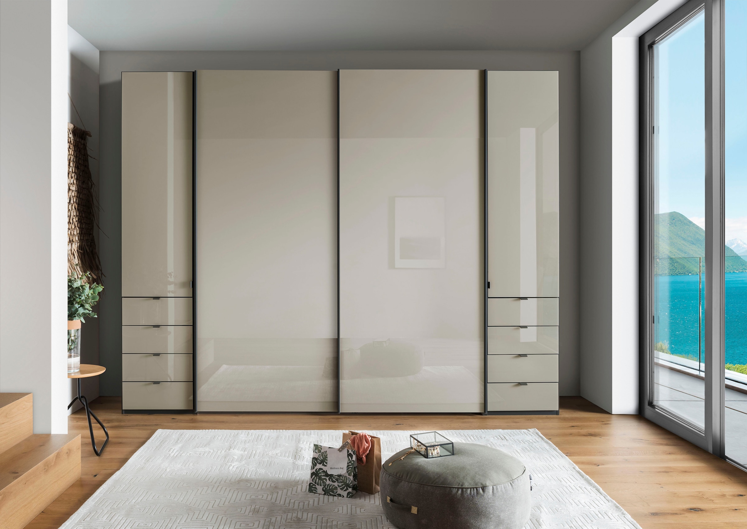 WIEMANN Dreh-/Schwebetürenschrank »Nizza«, mit Glasfront