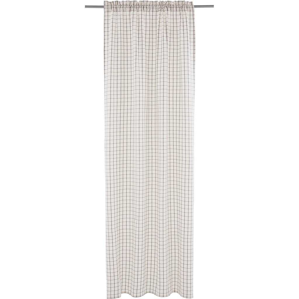 COUCH♥ Vorhang »Alles Karo«, (1 St.), blickdicht, Bio-Baumwolle, gemustert, gewebt, verschiedene Größen