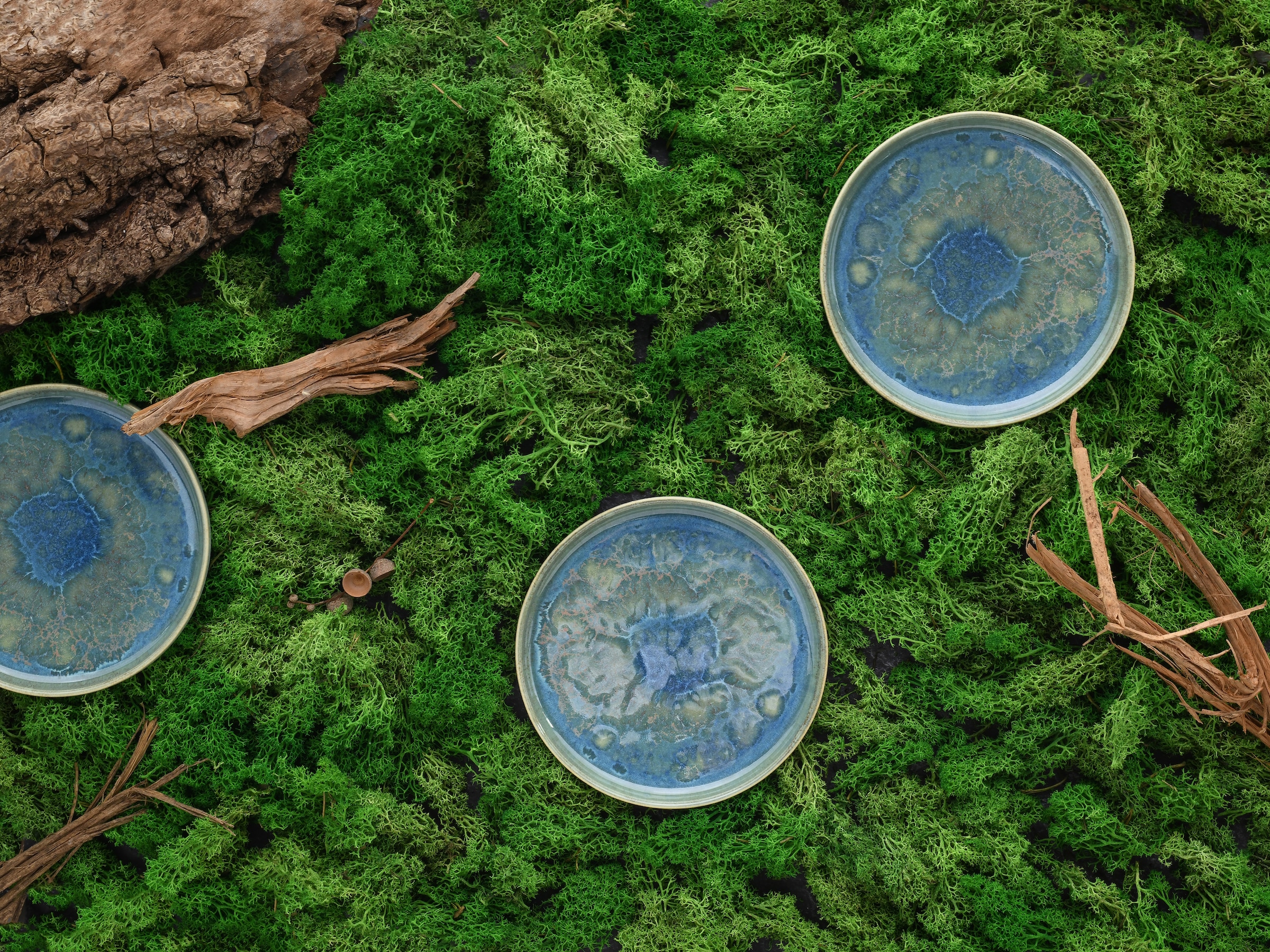 CreaTable Brotteller »Yuki« reaktiver Digitaldruck, jedes Stück ein Unikat