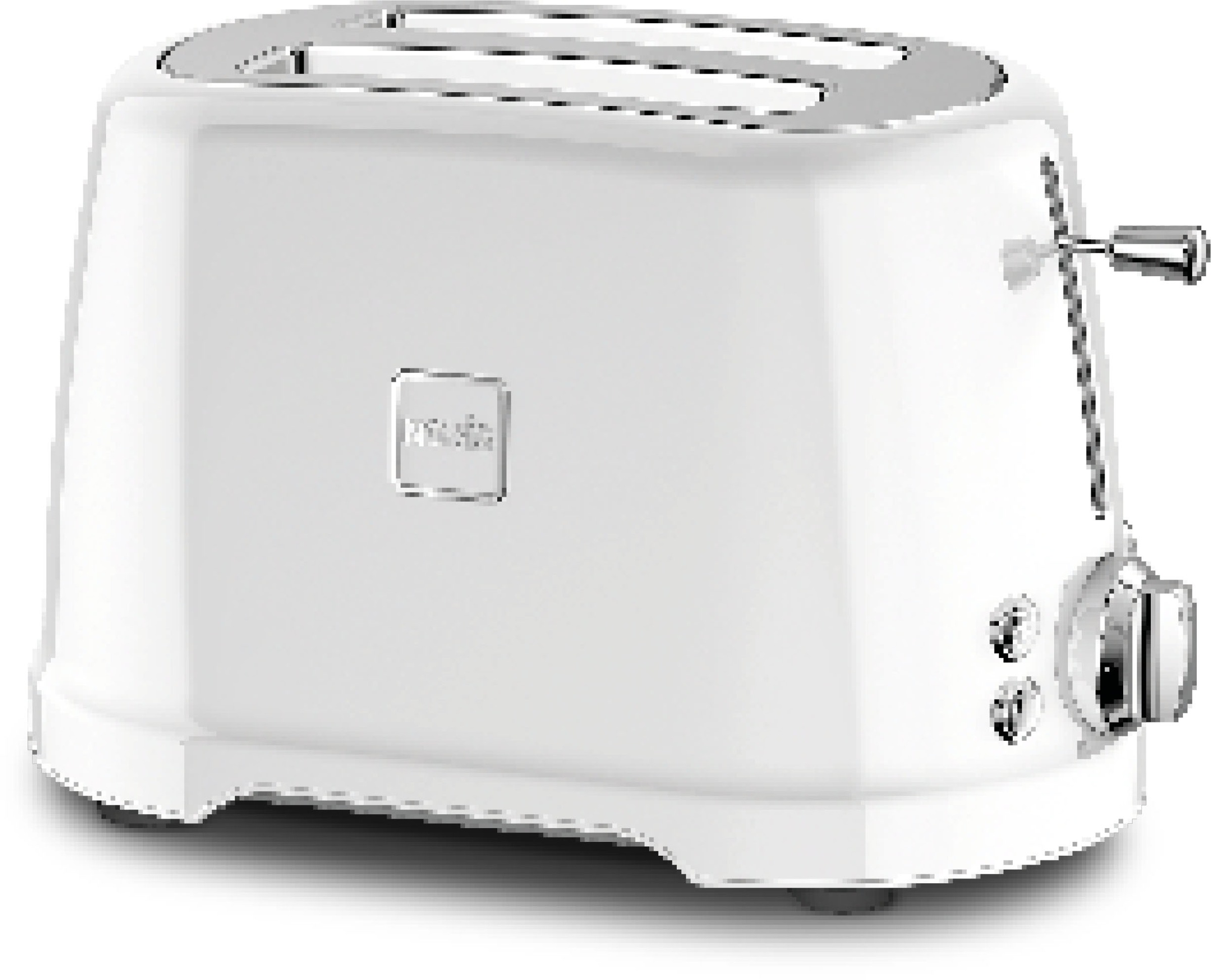 NOVIS Toaster »T2 weiss«, 2 kurze Schlitze, 900 W