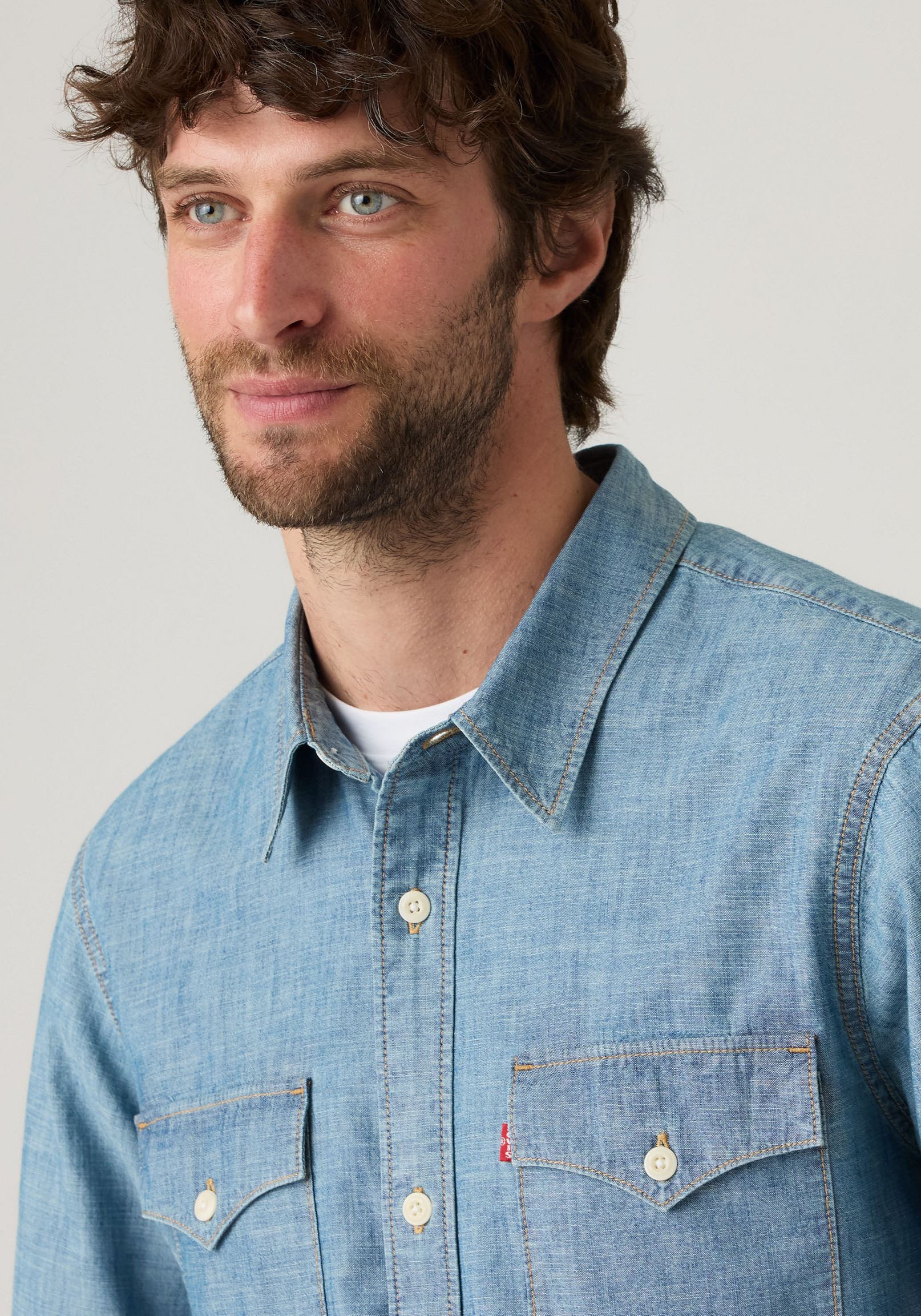 Levi's® Jeanshemd »RELAXED FIT WESTERN«, im Western-Stil