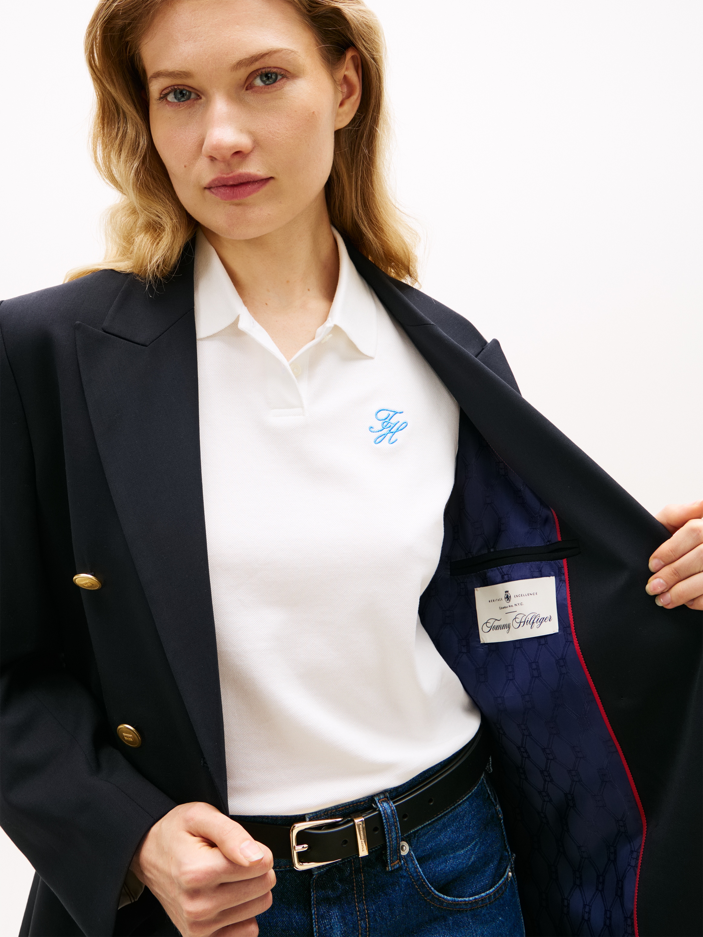 Tommy Hilfiger Kurzblazer »TIMELESS WOOL DB BLAZER« mit doppelreihiger Knopfleiste