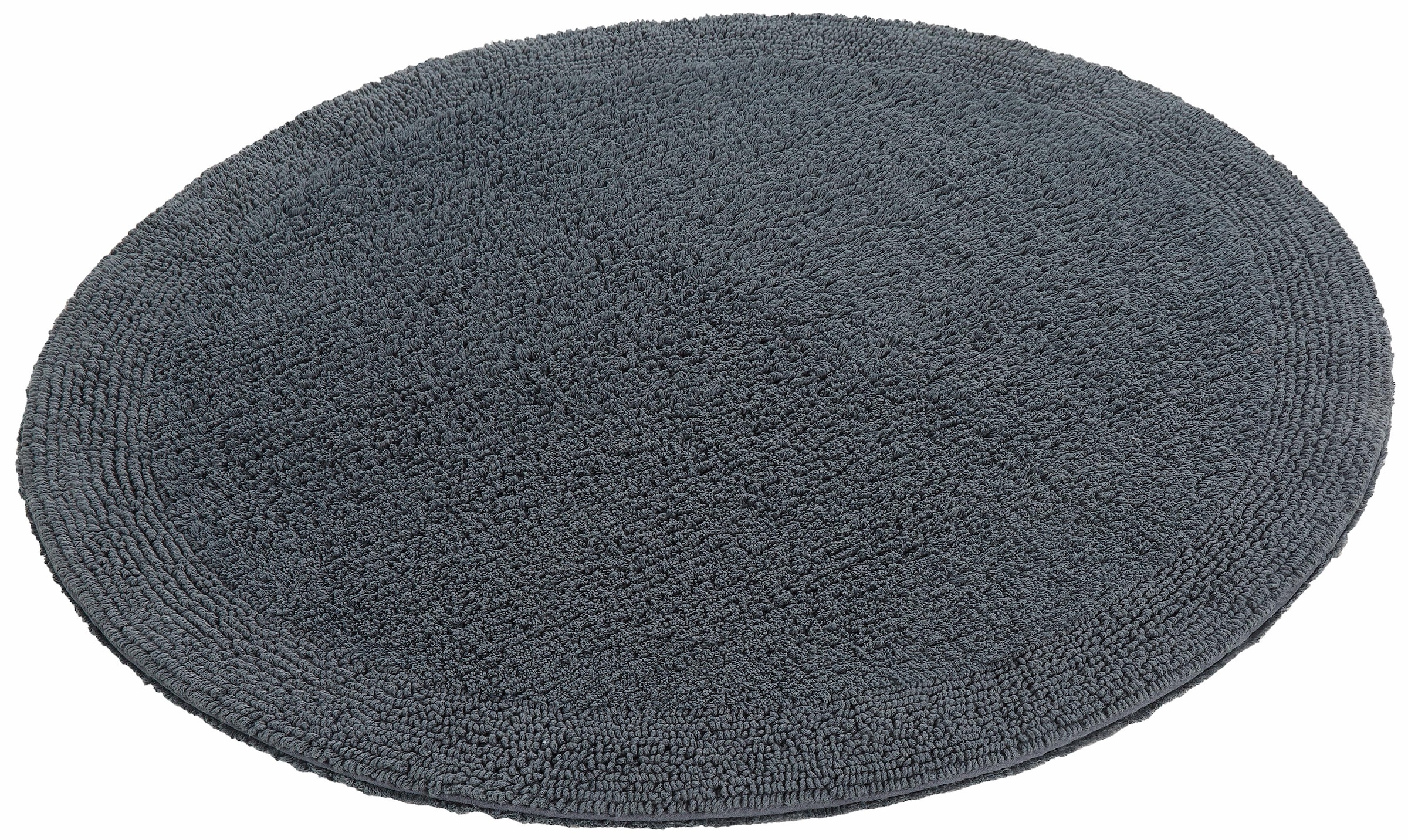 my home Badematte »Kapra, Badvorleger, Badezimmer Teppich«, beidseitig nutzbar-fußbodenheizungsgeeignet-strapazierfähig, mit Bordüre, Badteppich, Badematte, Baumwolle