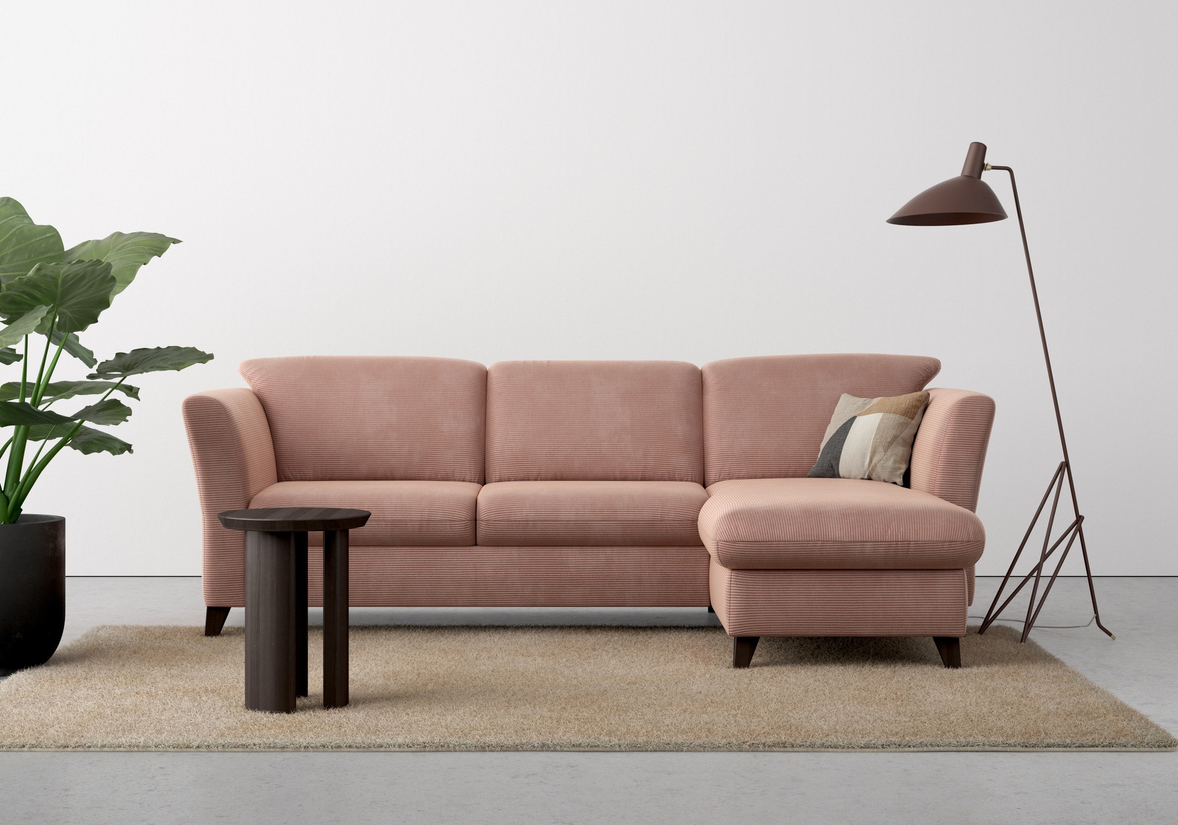 Home affaire Ecksofa »Trelleborg L-Form«, wahlweise mit Bettfunktion und Bettkasten, inkl. Federkern-Polsterung