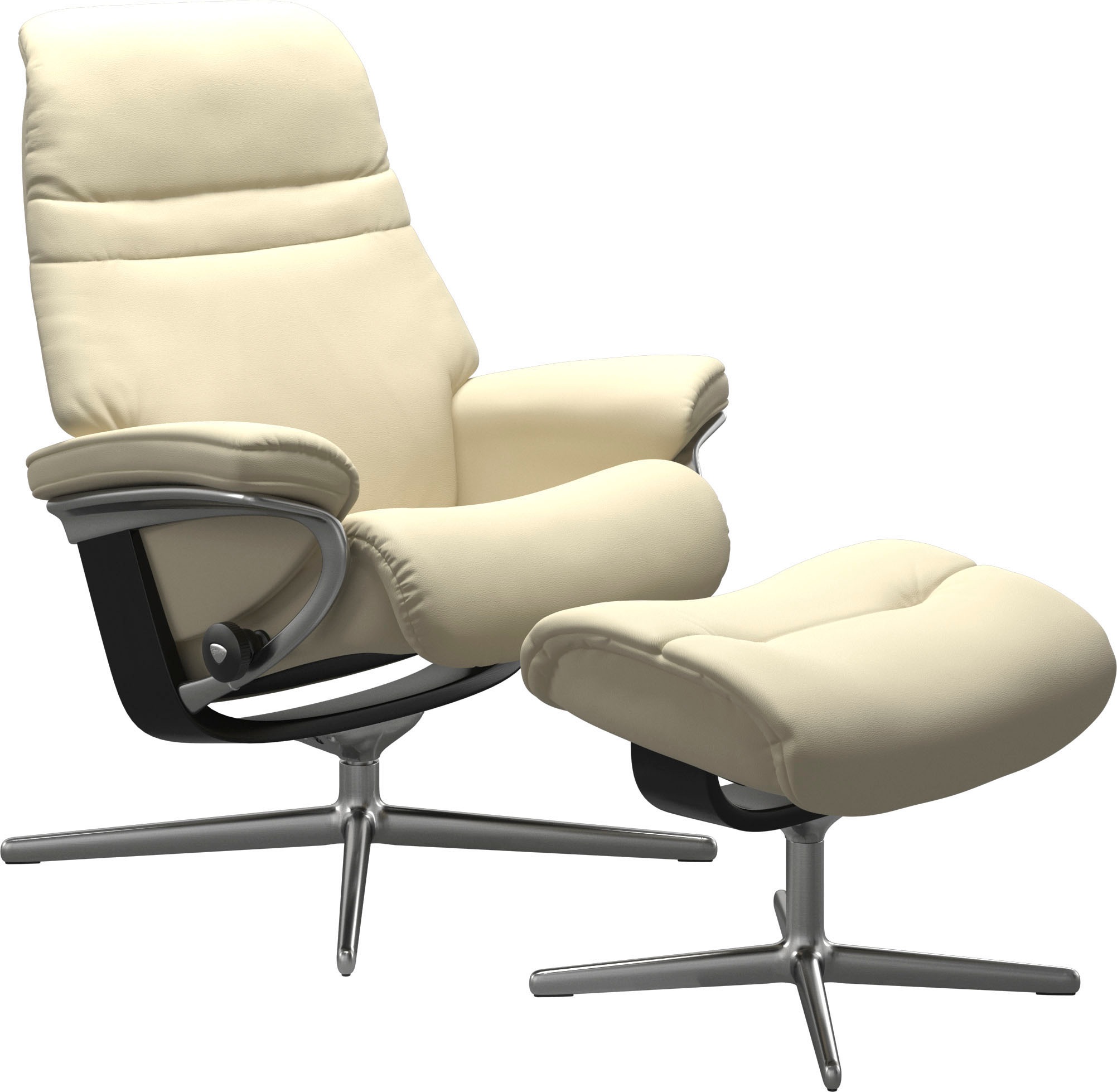 Stressless® Relaxsessel »Sunrise«, mit Cross Base, Größe S, M & L, Holzakzent Schwarz