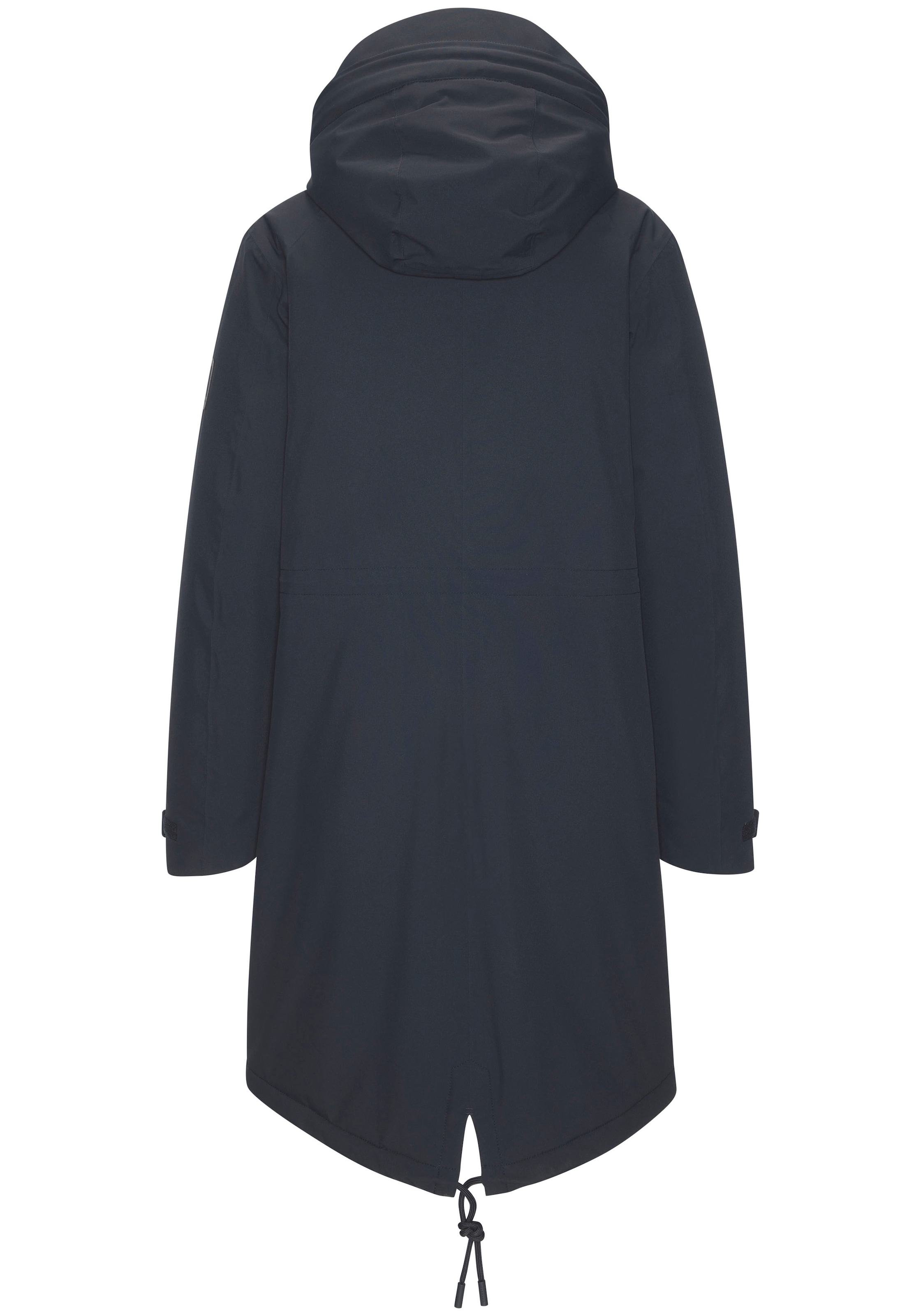 Elbsand Winterjacke mit Kapuze mit verstellbarer Kapuze und aufgesetzten Taschen