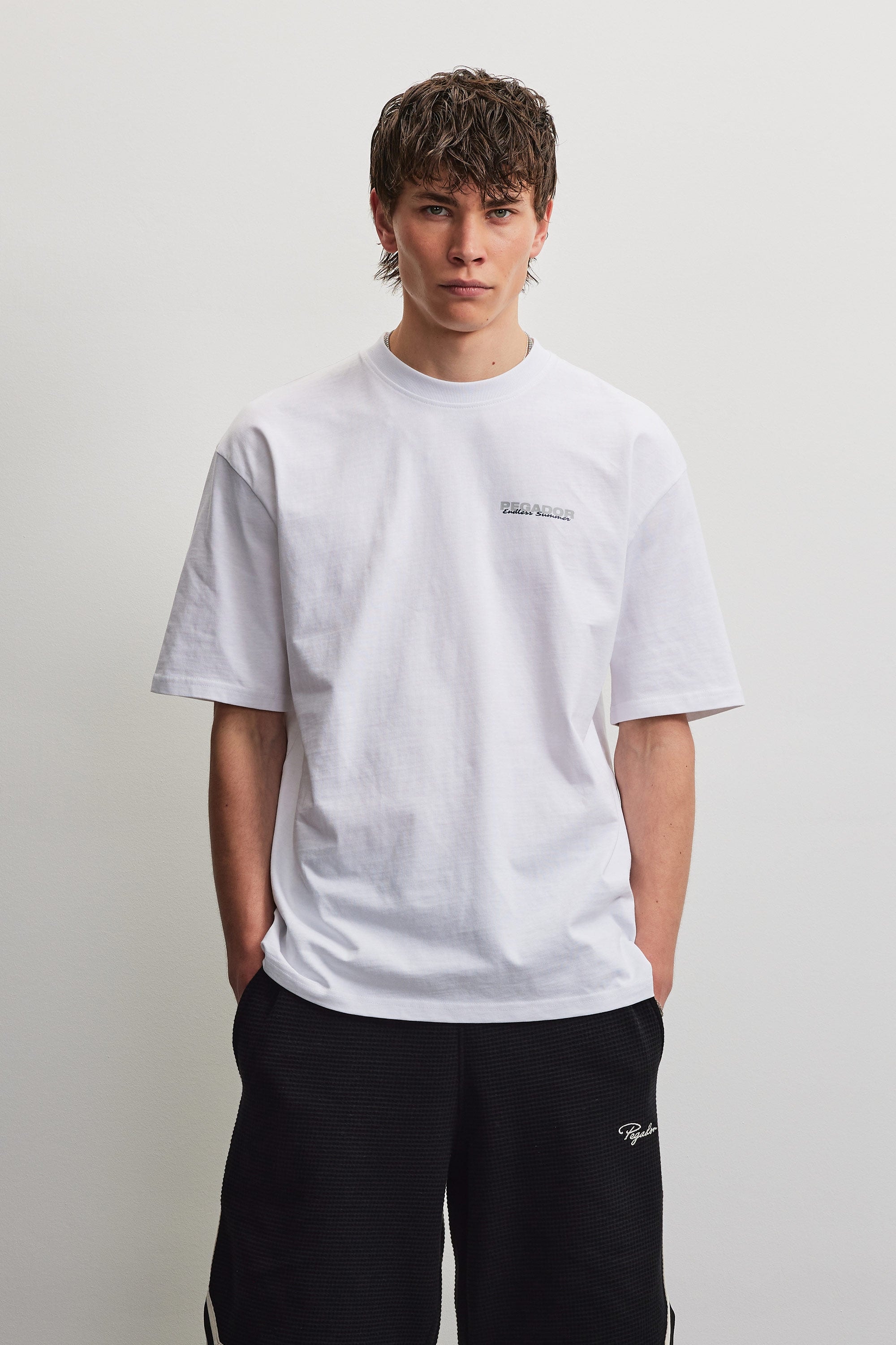 PEGADOR Rundhalsshirt »TORRES OVERSIZED TEE«