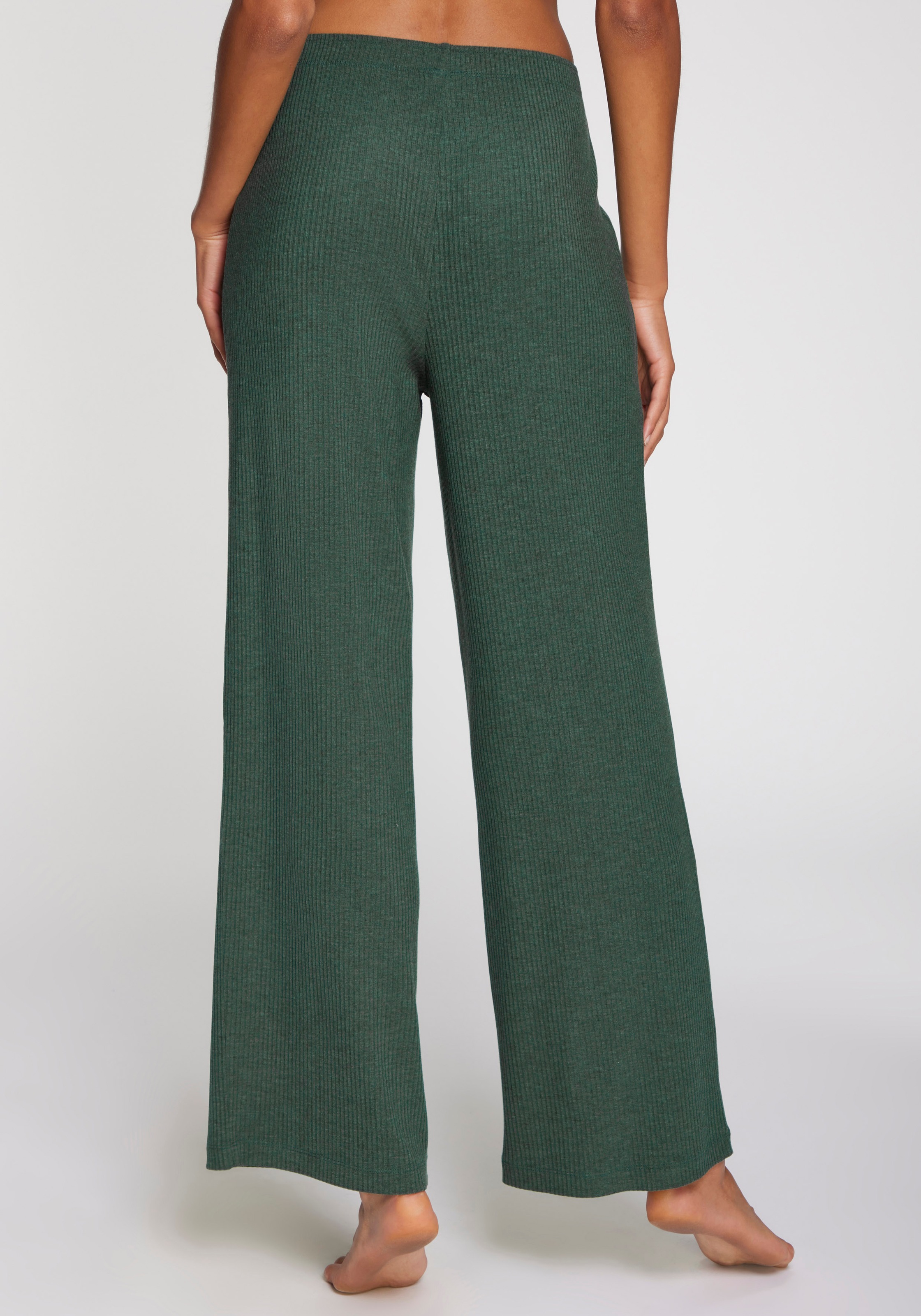 s.Oliver Pyjamahose, Aus weicher Rippqualität