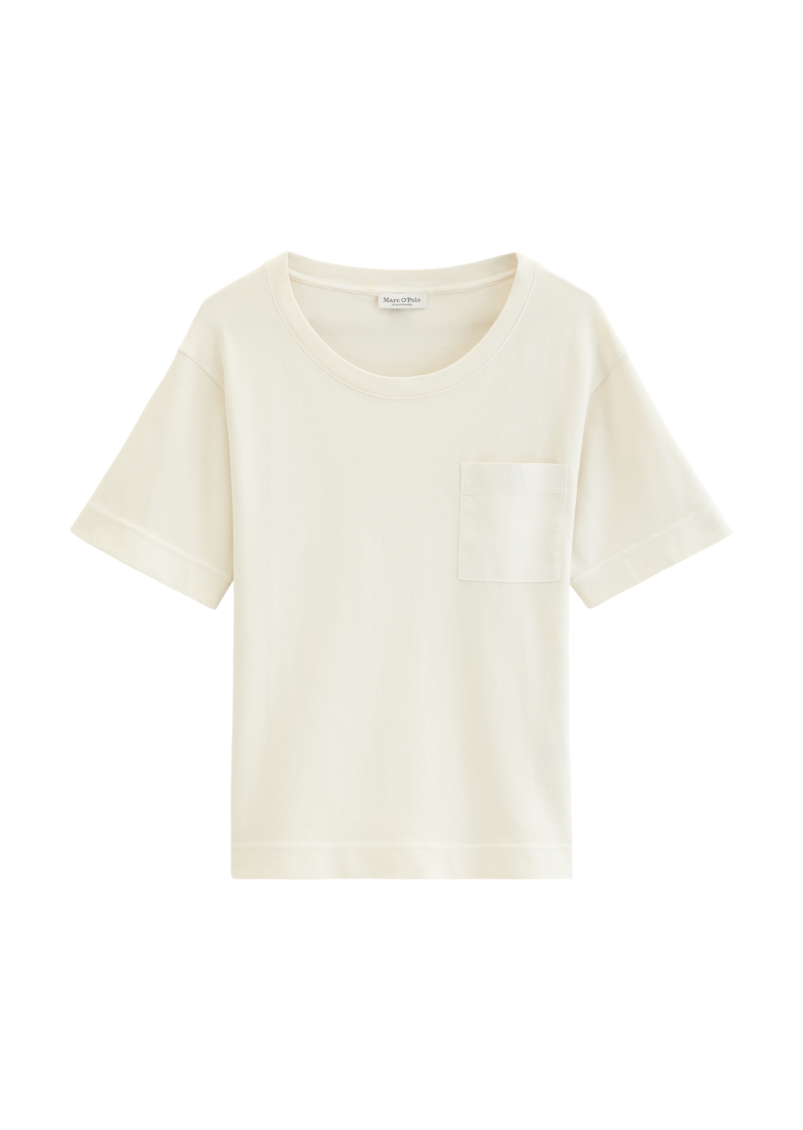 Marc O'Polo T-Shirt loose fit mit aufgesetzter Satin-Tasche