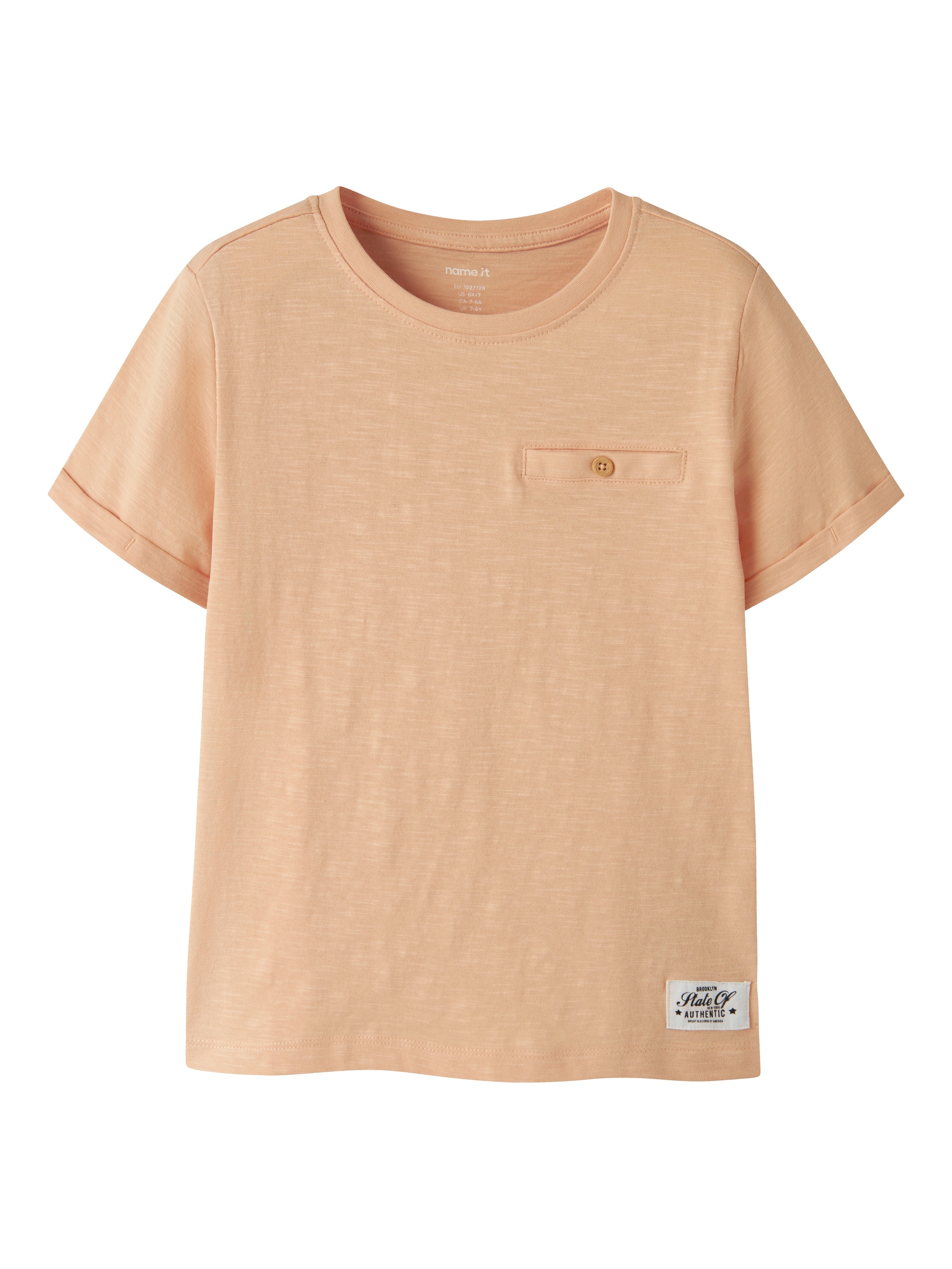 Name It Kurzarmshirt »NKMVINCENT SS TOP F NOOS« Baumwolle, Brusttasche