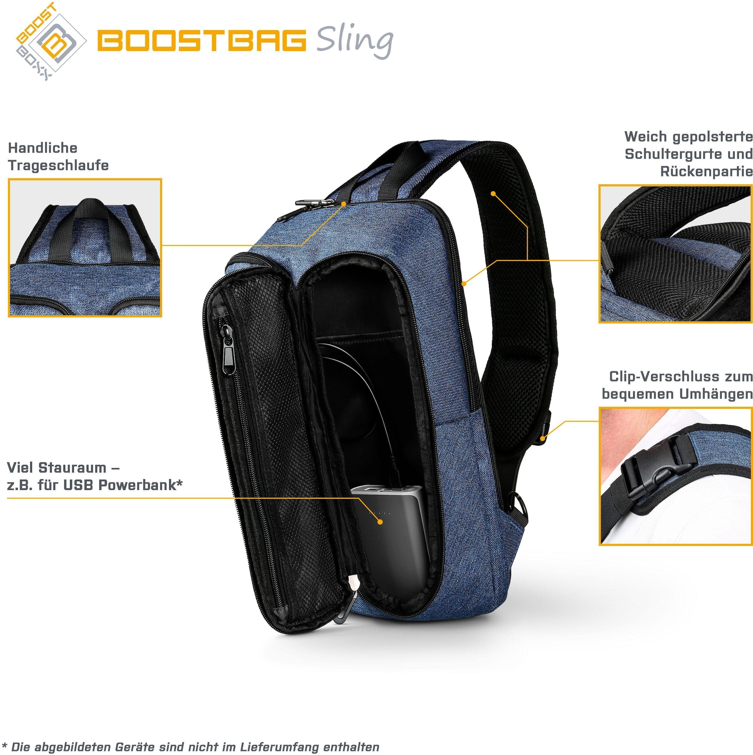 BoostBoxx Umhängetasche »Boostbag Sling Crossbag«