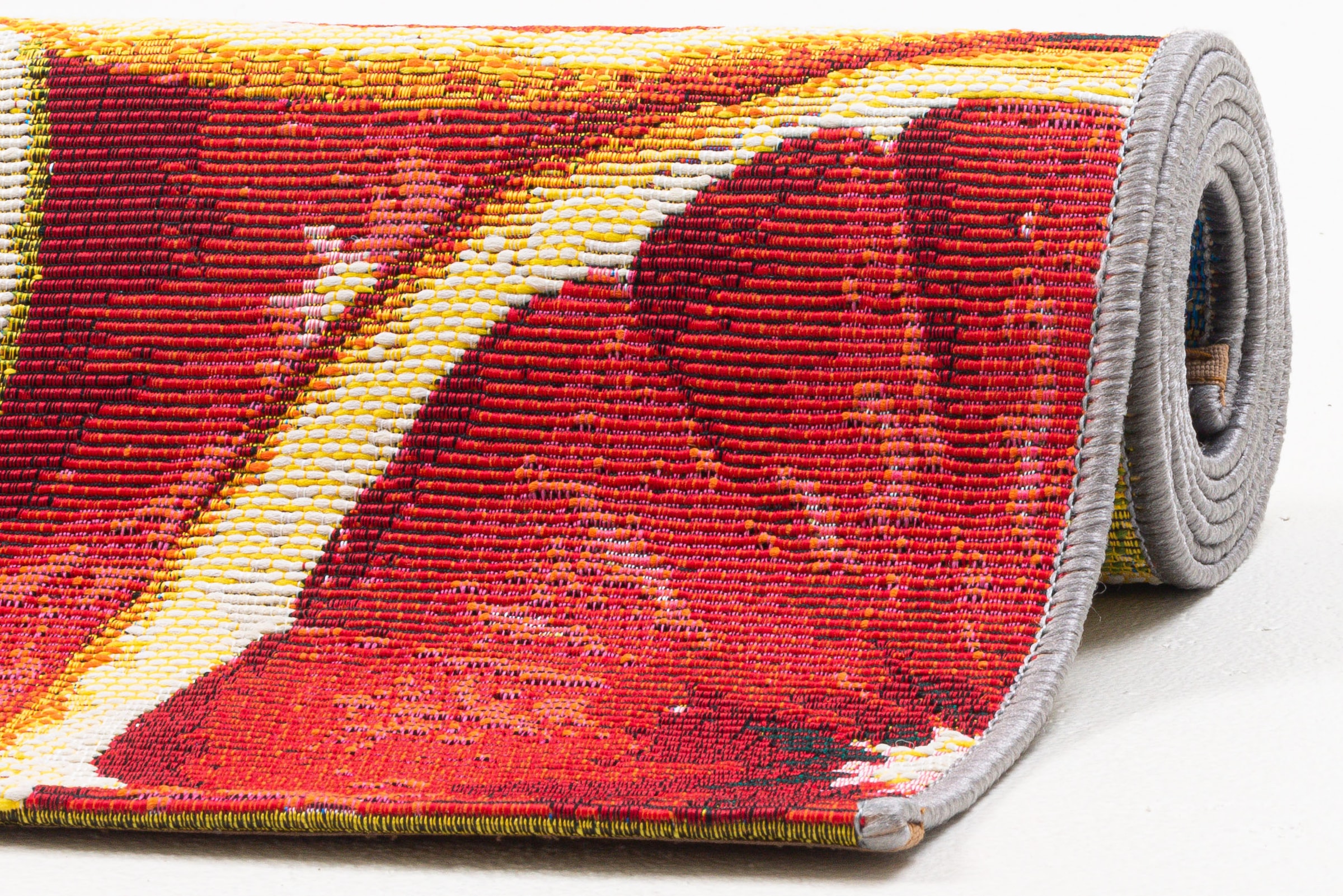 Sansibar Teppich »Rantum Beach 003« rechteckig 5 mm Höhe Flachgewebe, modernes Sommer Design, In- und Outdoor geeignet