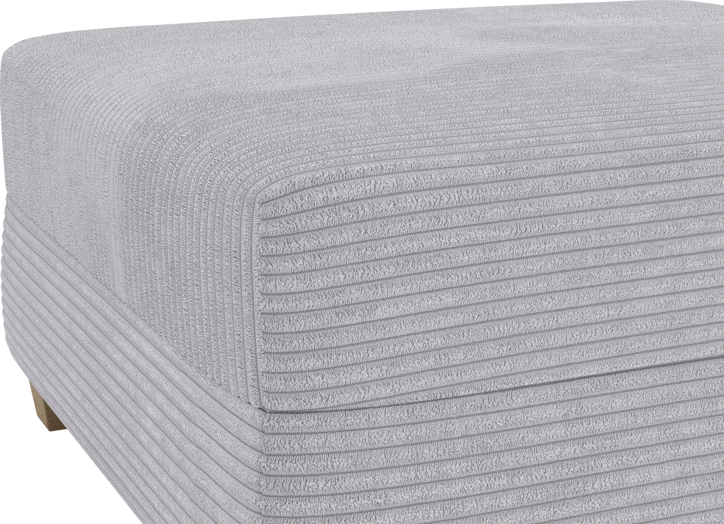Mr. Couch Hocker »Helena«, Mit Federkern, wahlweise mit DuraSpring-Taschenfederkern