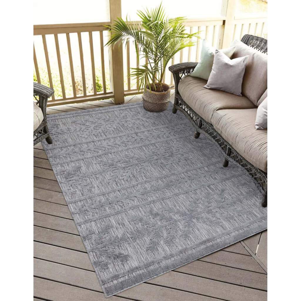 Carpet City Teppich »In-& Outdoorteppich Santorini 411, 3D-Effekt, Boho-Optik«, rechteckig