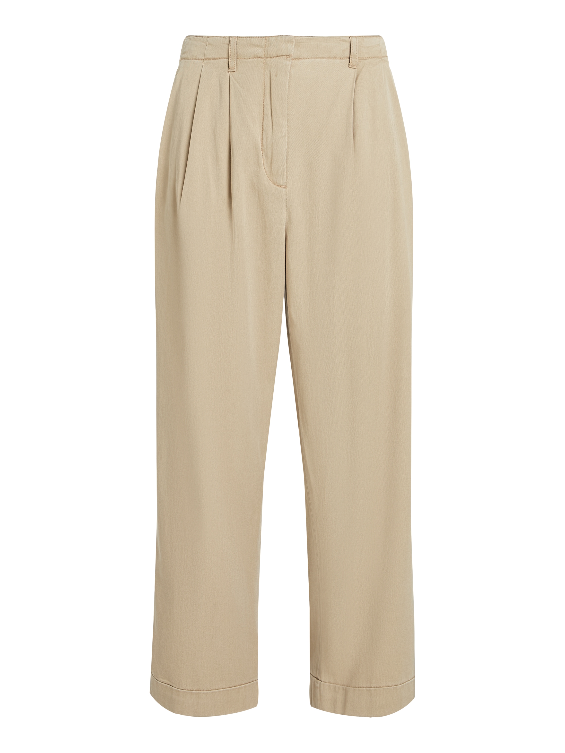 Tommy Hilfiger Chinohose »CO TENCEL RLXD STR PULL ON CHINO«, mit Logostickerei