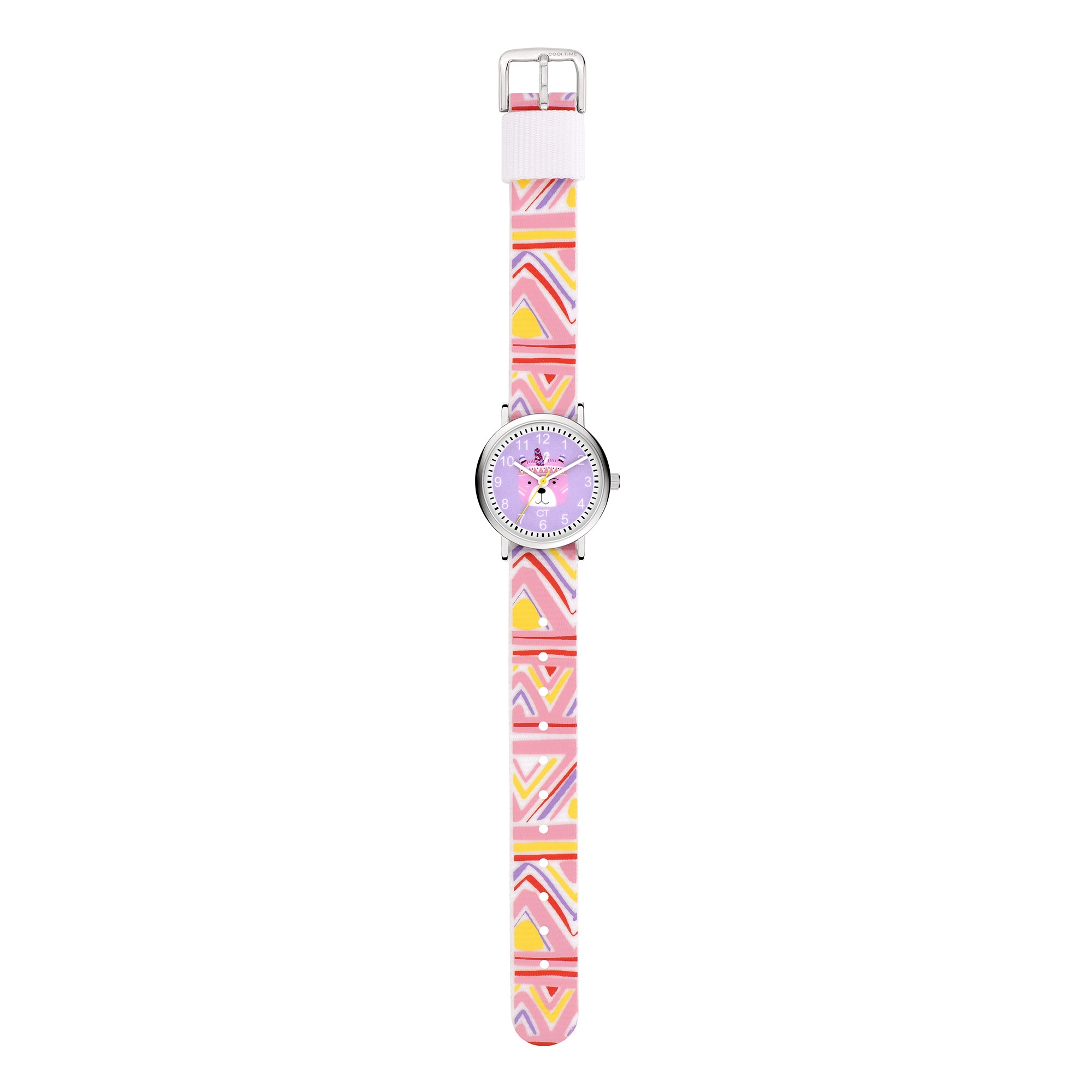 COOL TIME Quarzuhr »The Cool Colorful Bear«, Armbanduhr, Kinderuhr, Mädchen, analog