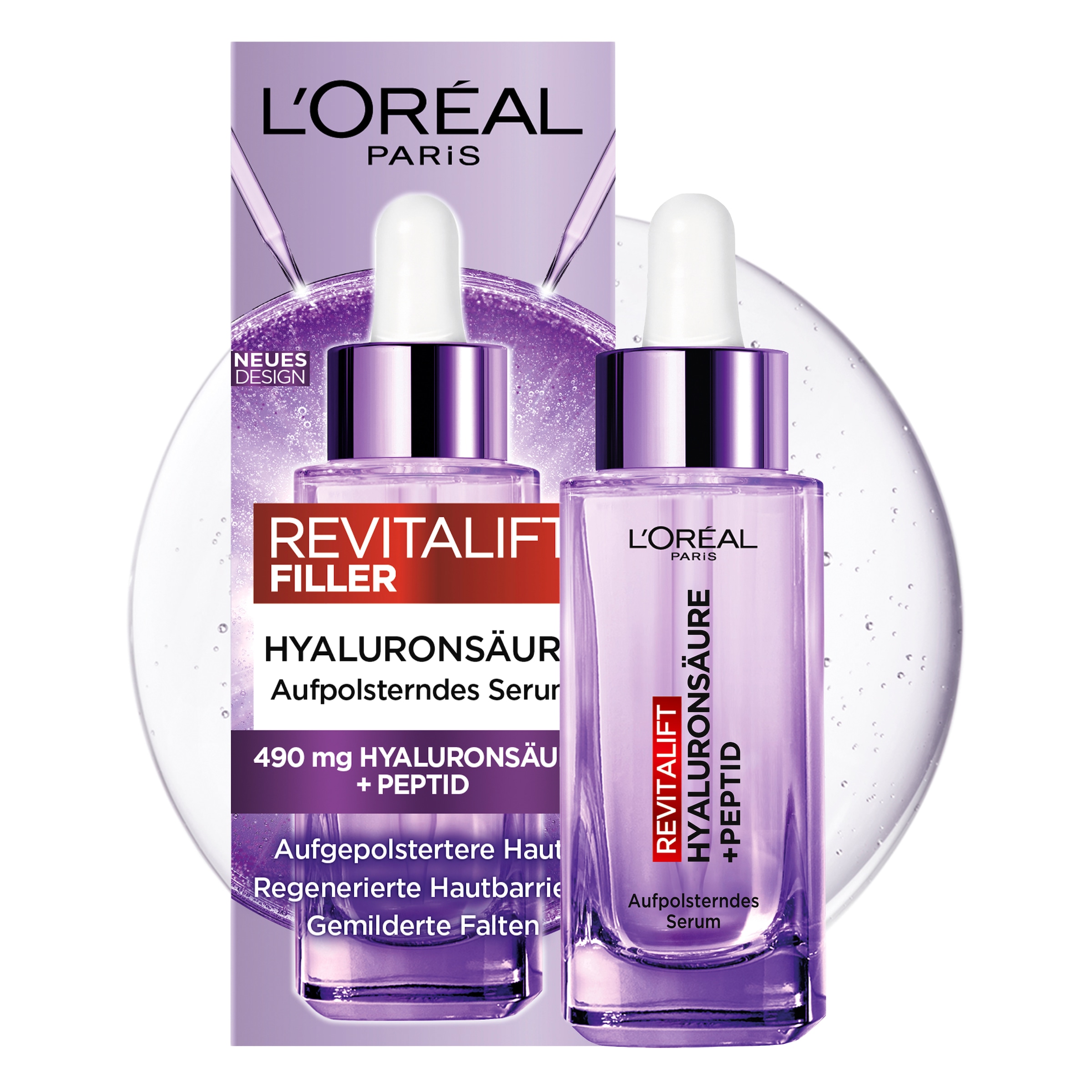 L'ORÉAL PARIS Gesichtsserum »REVITALIFT FILLER ANTI-FALTEN SERUM« mindert Falten, feutigkeitsspendend, mit Pipette