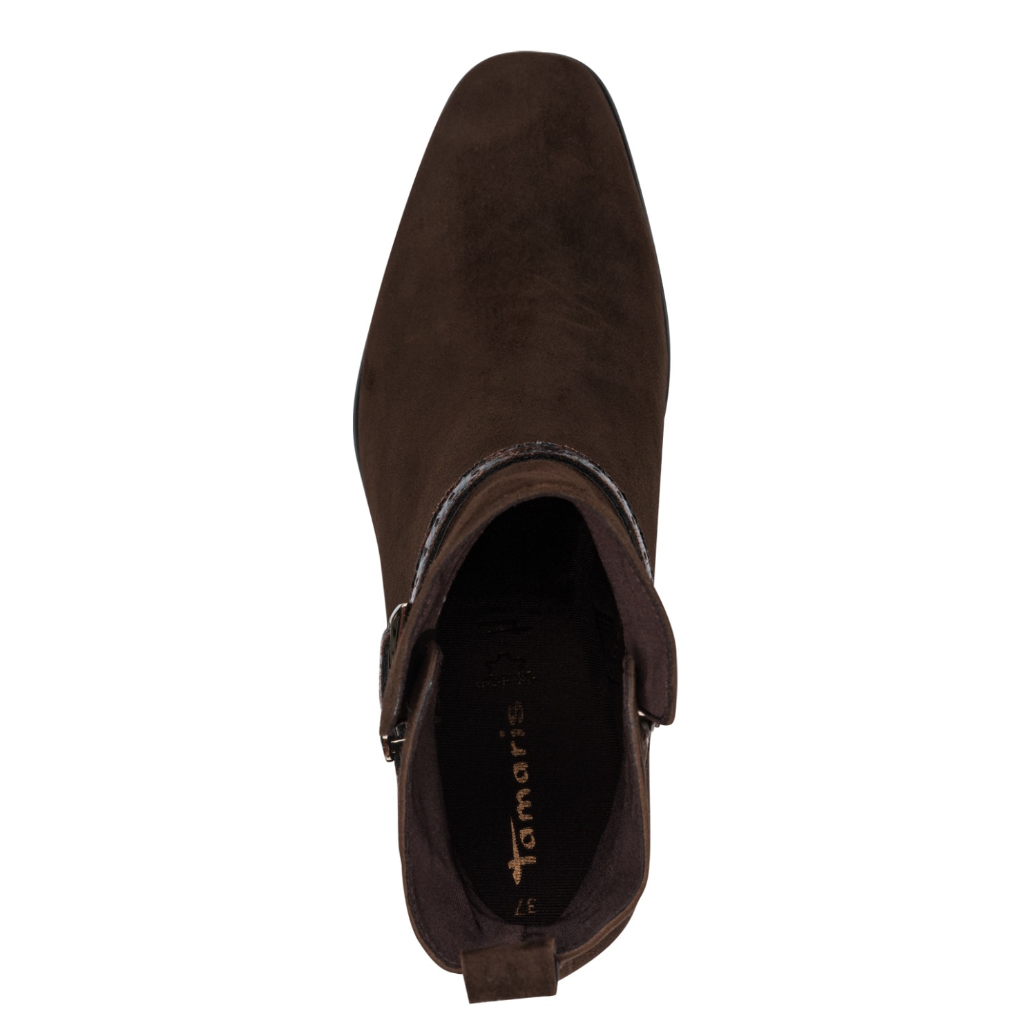 Tamaris Stiefelette  Blockabsatz, Ankleboot mit dezenter Schmuckverzierung
