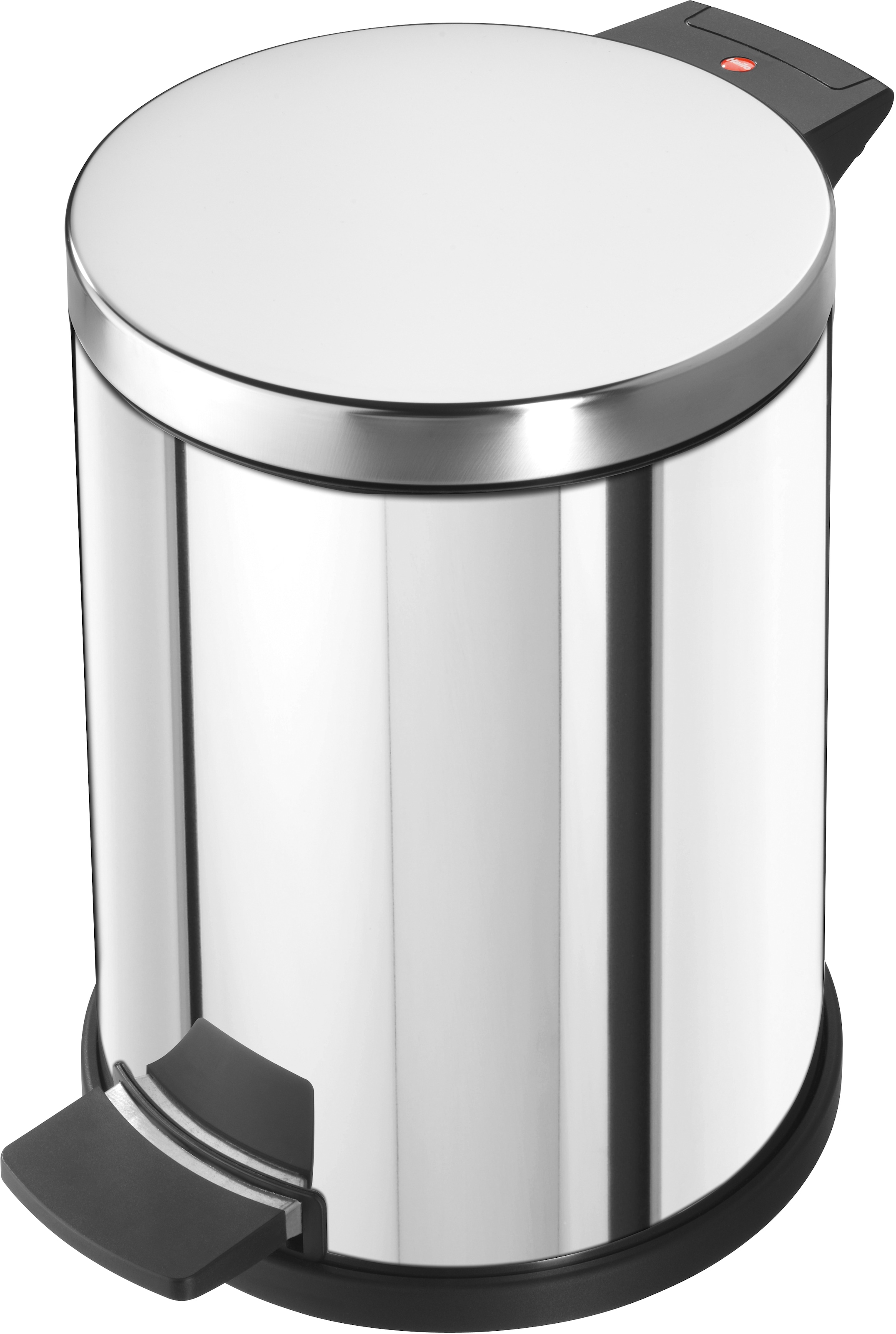 Hailo Mülleimer »Solid M«, 1 Behälter, 12 l, Stahlblech o. Edelstahl, Kunststoff Inneneimer, Made in Germany