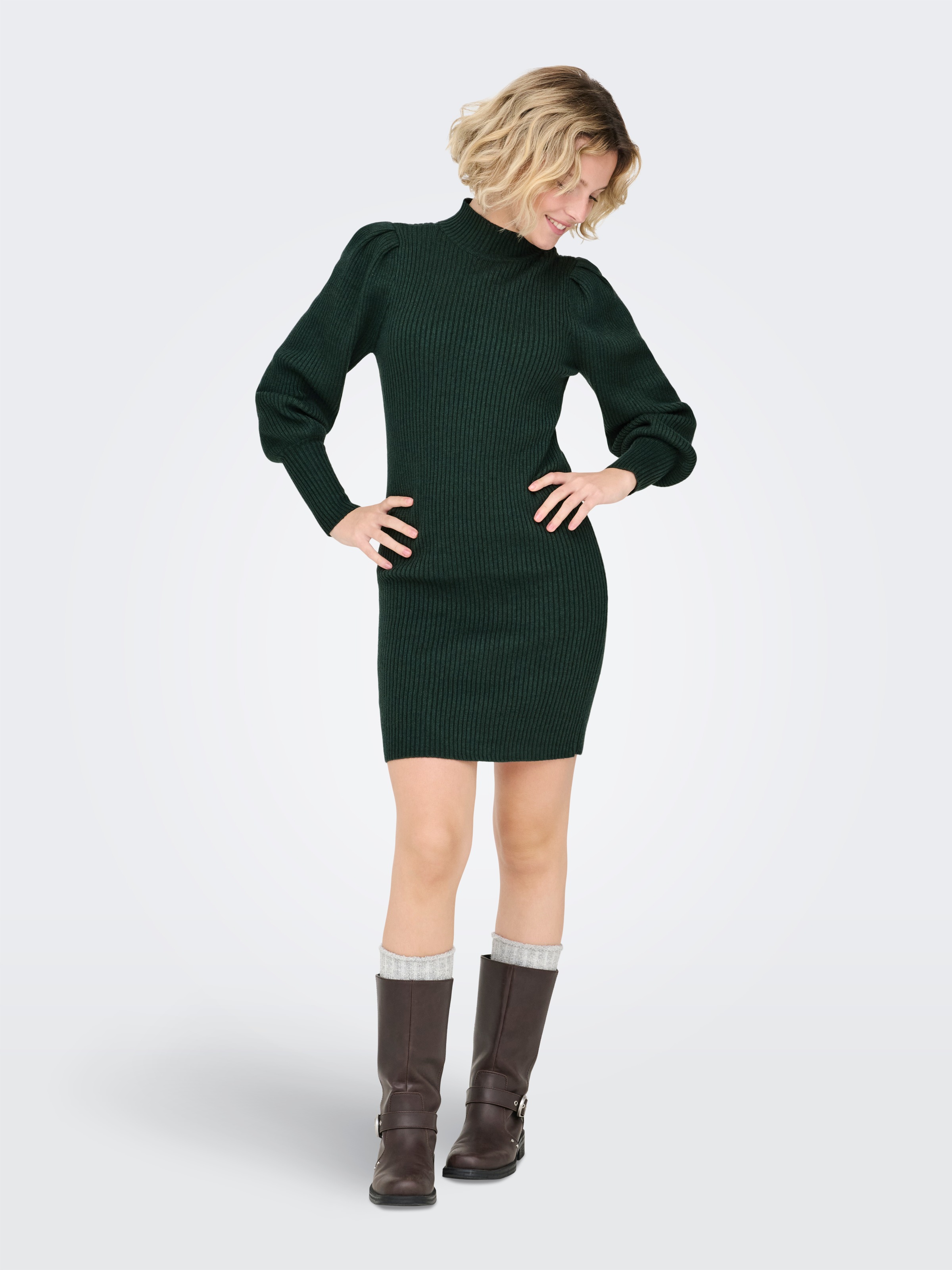 ONLY Strickkleid »ONLKATIA L/S DRESS KNT NOOS« Viskosemischung