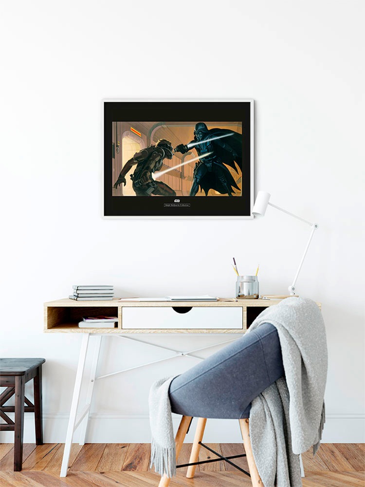 Komar Bild »Star Wars Classic RMQ Vader Luke Hallway« Star Wars 1 Stk. tlg. Wandbild zur Dekoration im Kinderzimmer - ohne Rahmen