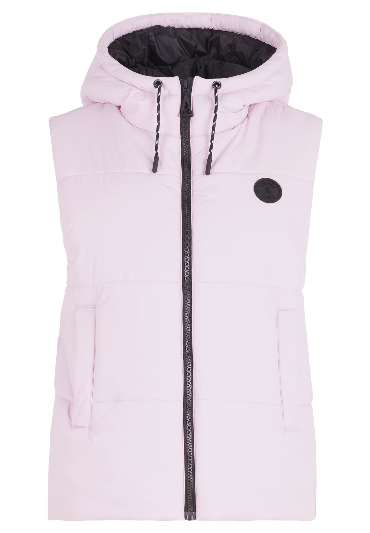 Amber & June Steppweste »Steppweste mit Kapuze«, Größe 38