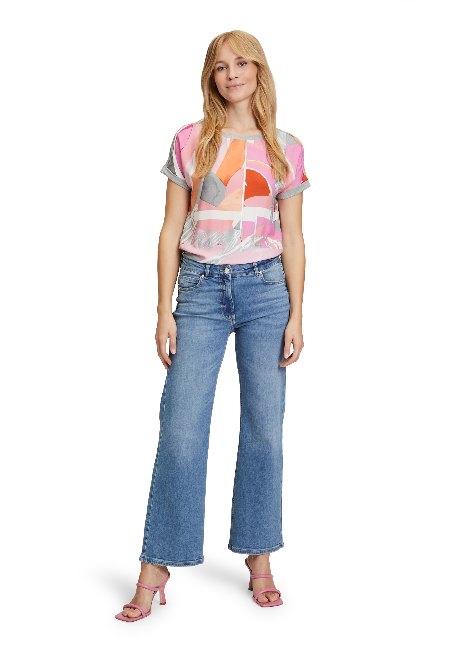 Betty Barclay Kurzarmshirt »Blusenshirt mit Aufdruck«