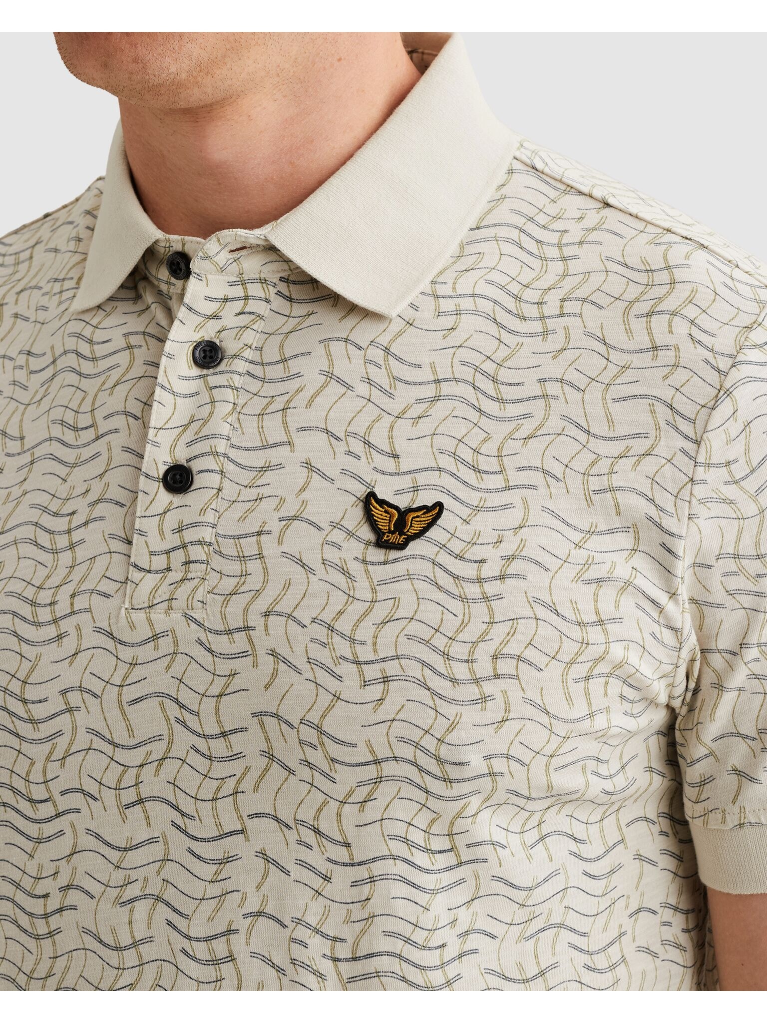 PME LEGEND Poloshirt Kleine Seitenschlitze am Saum
