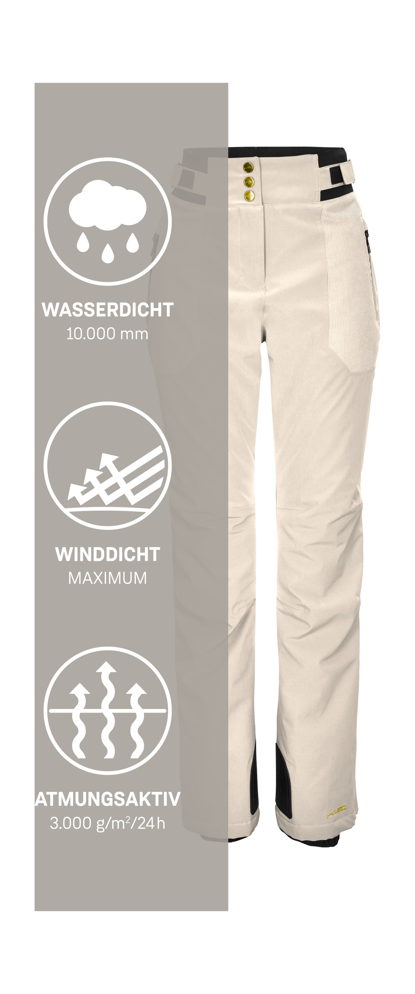 Killtec Skihose »KSW 137 WMN SKI PNTS«  Wind- und wasserdichte Skihose, atmungsaktiv, 2-Wege-Stretch