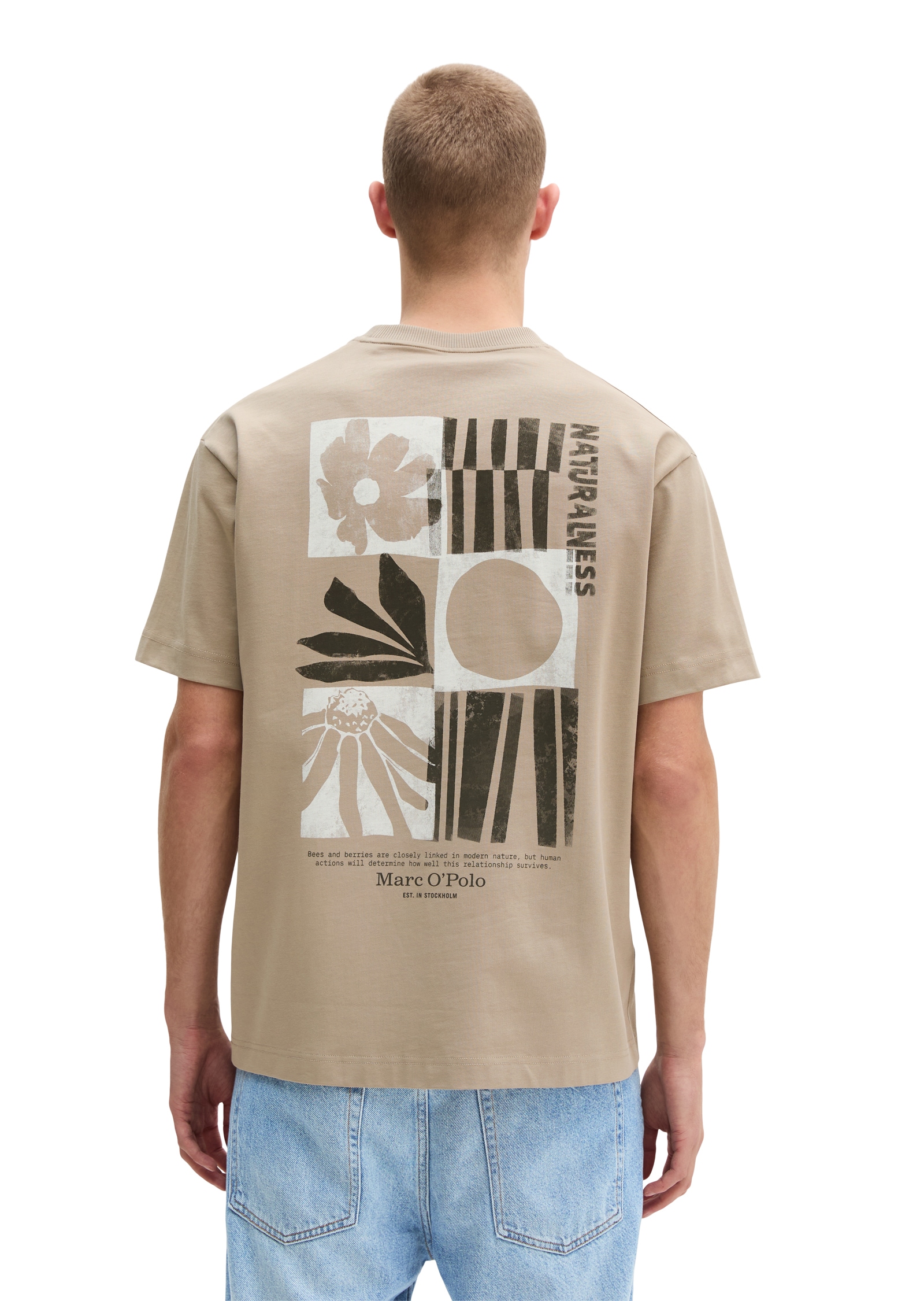 Marc O'Polo T-Shirt loose fit mit Rückenprint