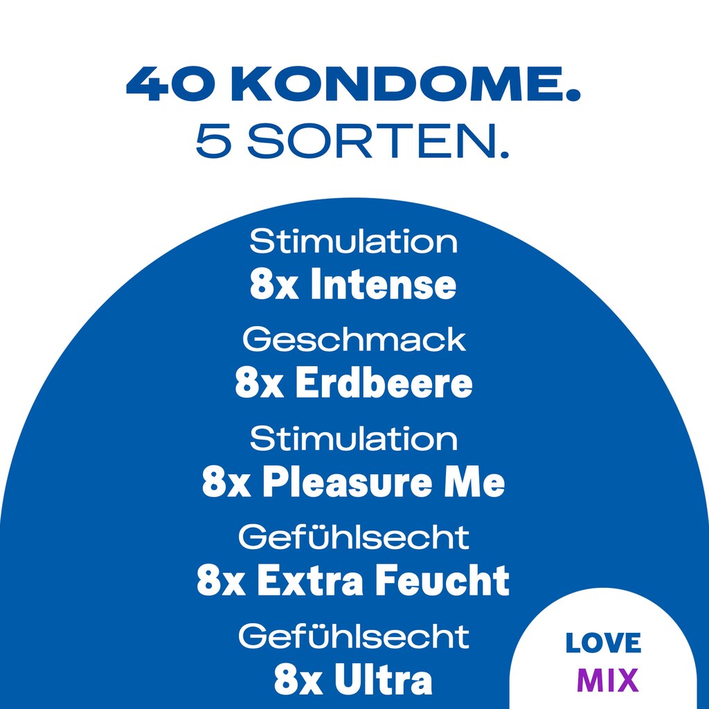 durex Kondome »Durex Kondom-Mix«, (Packung, 70 St.)