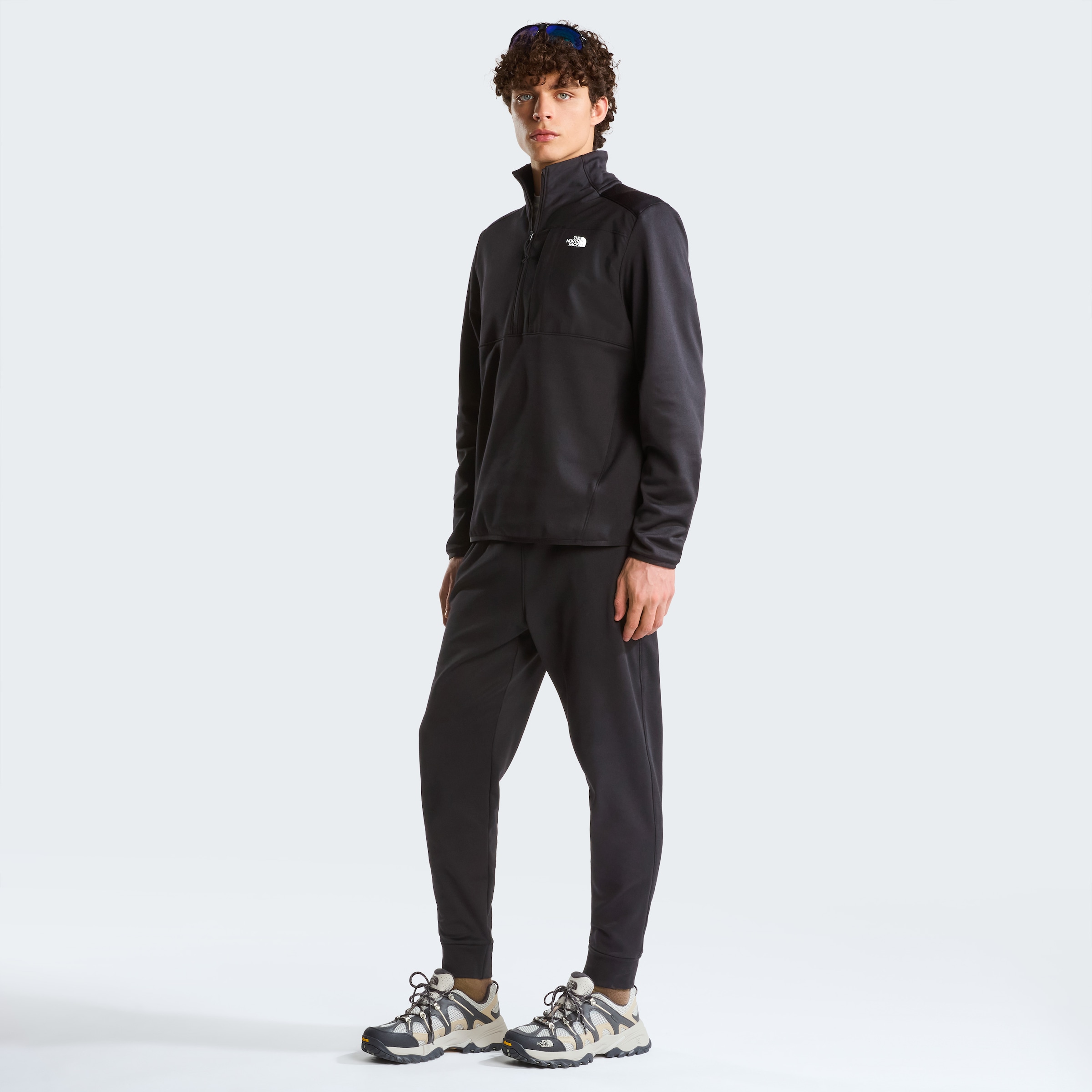 The North Face Stehkragenpullover »M TNF PERFORMANCE FLEECE 1/4 ZIP« mit sportlichem Charakter, für Wandern, aus Polyester und Elasthan