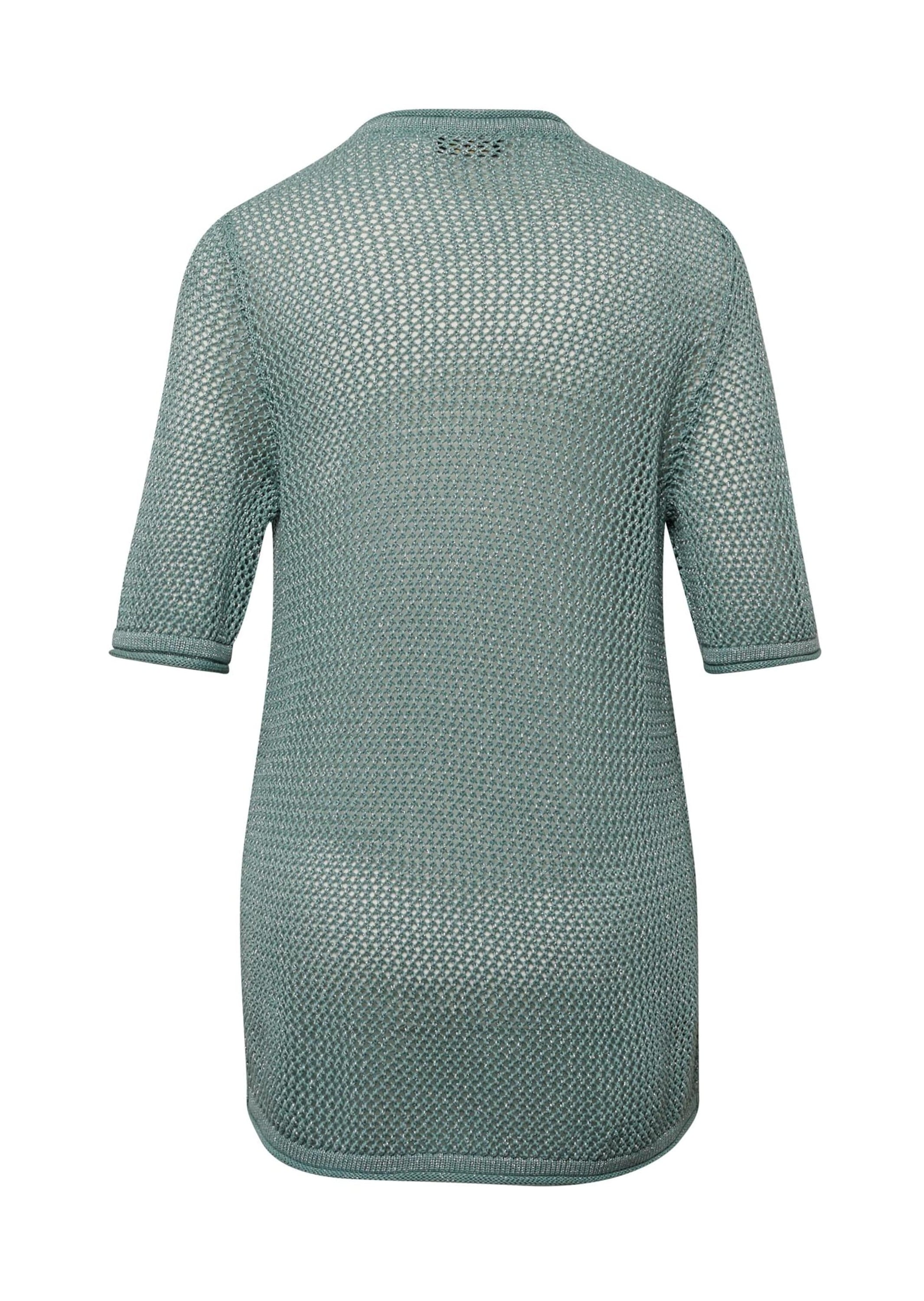 GOLDNER Strickpullover »Leicht schimmernder Strickpullover mit aufwendigem Ajourdessin«
