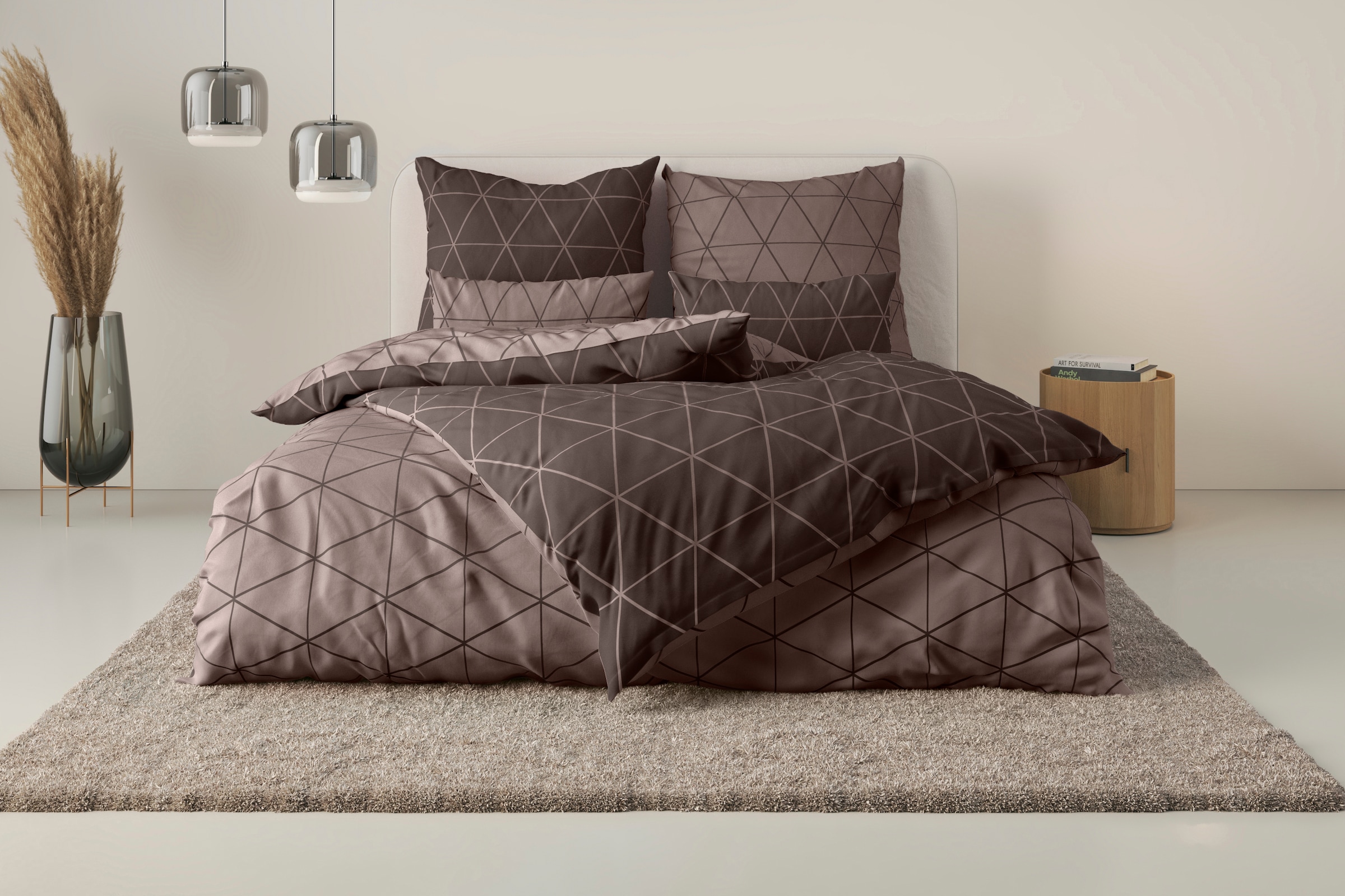 OTTO home Bettwäsche »Balsby« 2 in Gr. 135x200 oder 155x220 cm, 100% Baumwolle
