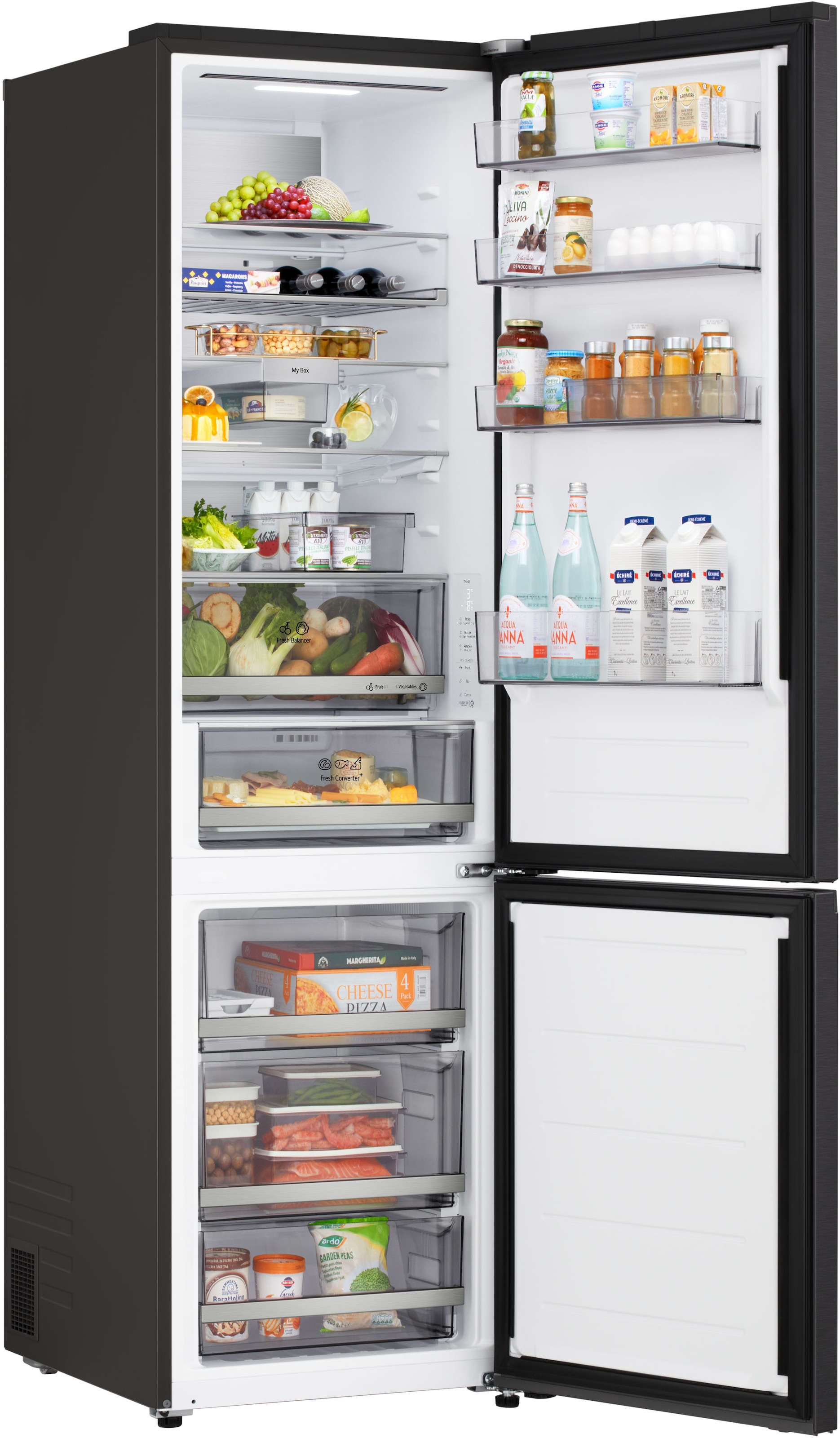 LG Kühl-/Gefrierkombination Serie 7 »GBBS726BEV« 203 cm hoch 59,7 cm breit Vollintegrierbarer Kühlschrank dank frontaler Luftzufuhr und Abluft