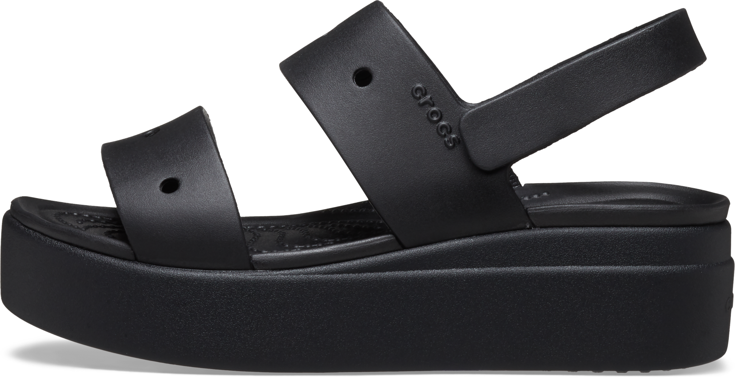 Crocs Plateausandale »Brooklyn 4U«  Sommerschuh, Sandalette, Riemchensandale mit Klettverschluss